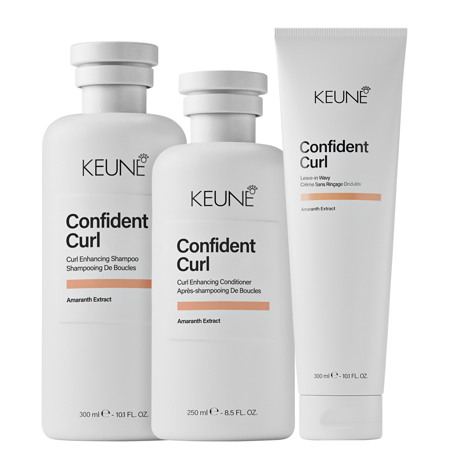 Kit Keune Confident Curl Wavy Trio (3 Produtos)