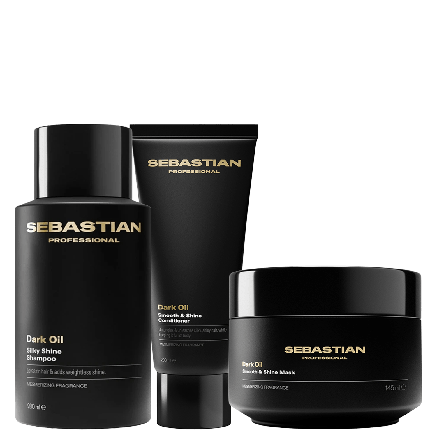 Kit Sebastian Professional Dark Oil Intense Home Care (3 Produtos)