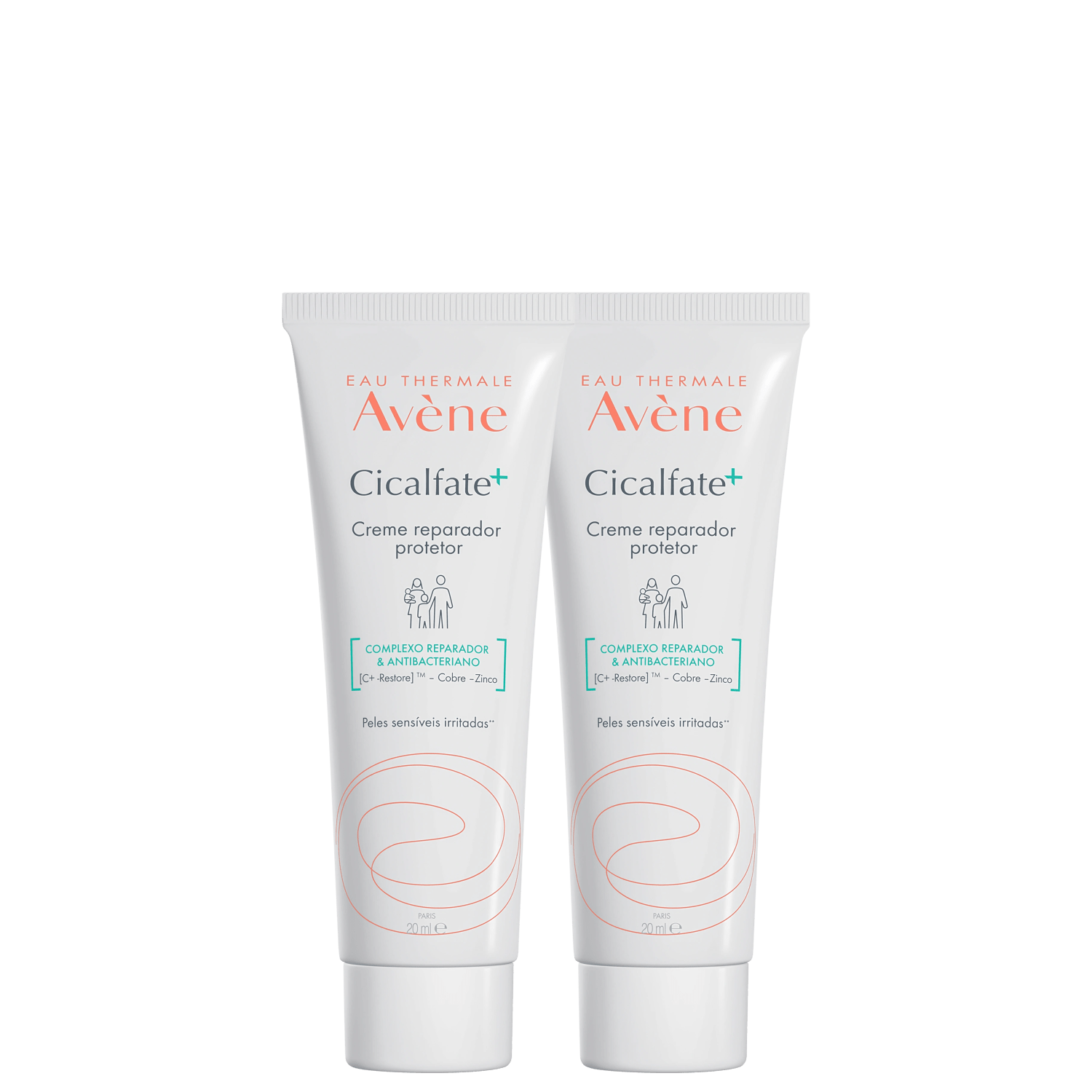 Kit Avène Cicalfate+ Creme Reparador (2 Unidades)