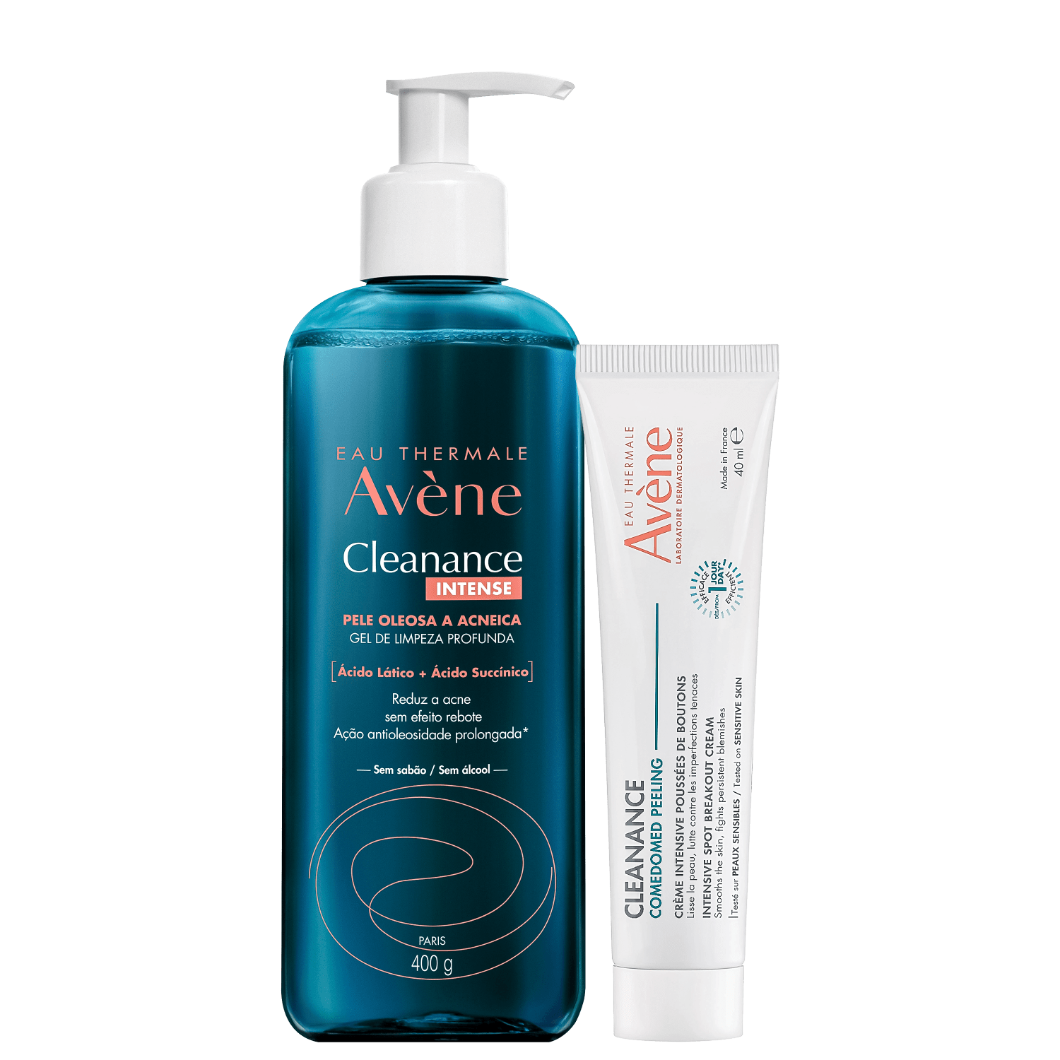 Kit Avène Rotina Prática Pele Acneica (2 Produtos)