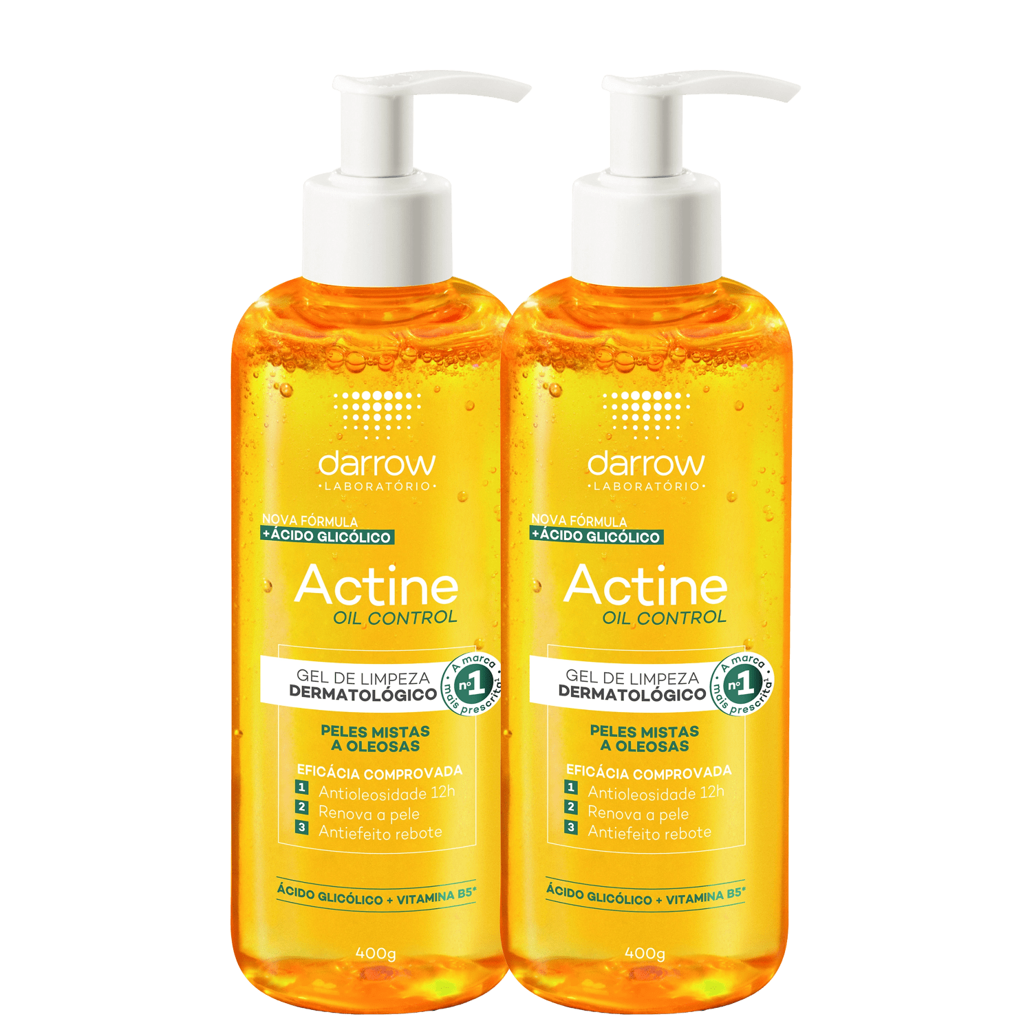 Kit Darrow Actine Oil Control Gel de Limpeza Facial (2 Unidades)