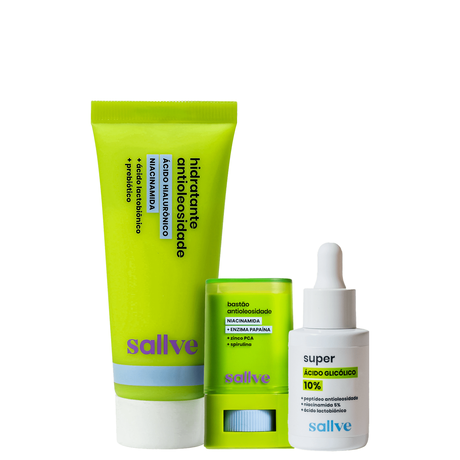 Kit Sallve Trio Pele Sequinha (3 Produtos)