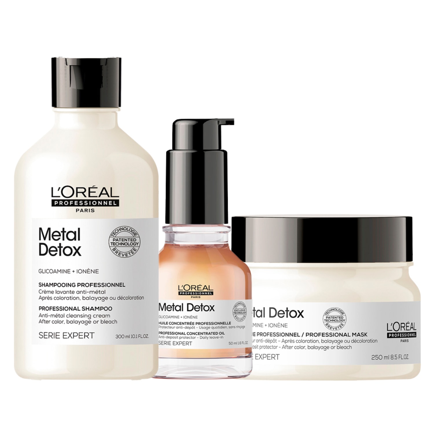Kit L'Oréal Professionnel Serie Expert Metal Detox Trio