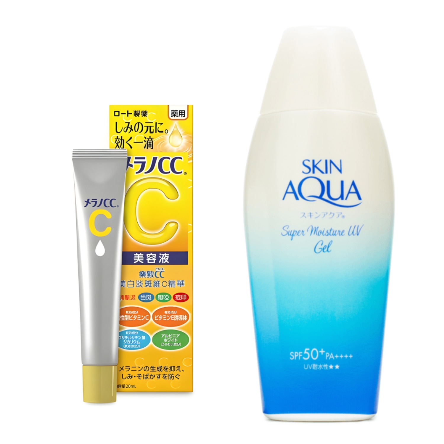 Kit Hada Labo Sérum Vitamina C + Protetor Moisture Gel