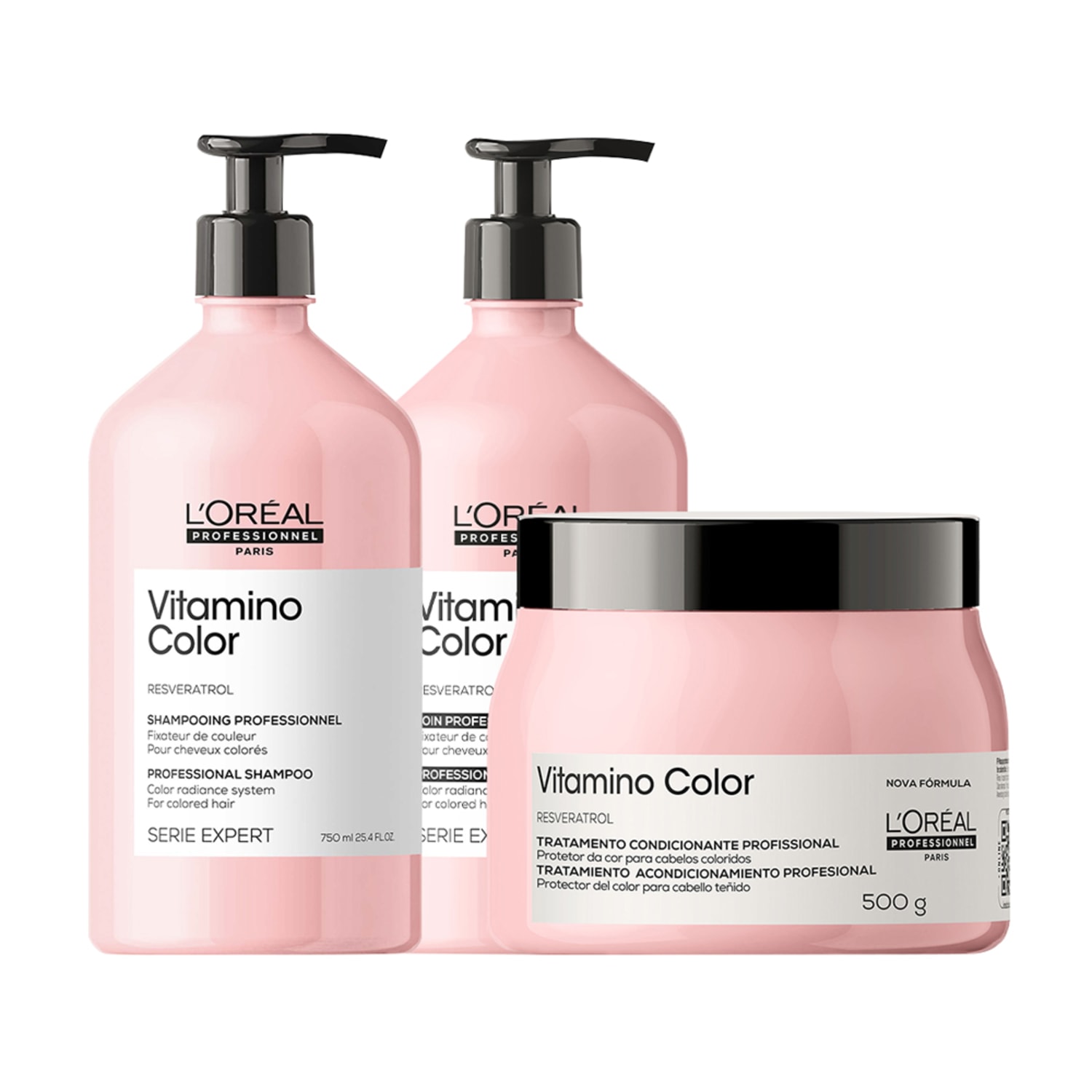 Kit L'Oréal Professionnel Serie Expert Vitamino Color Triple Intense (3 Produtos)