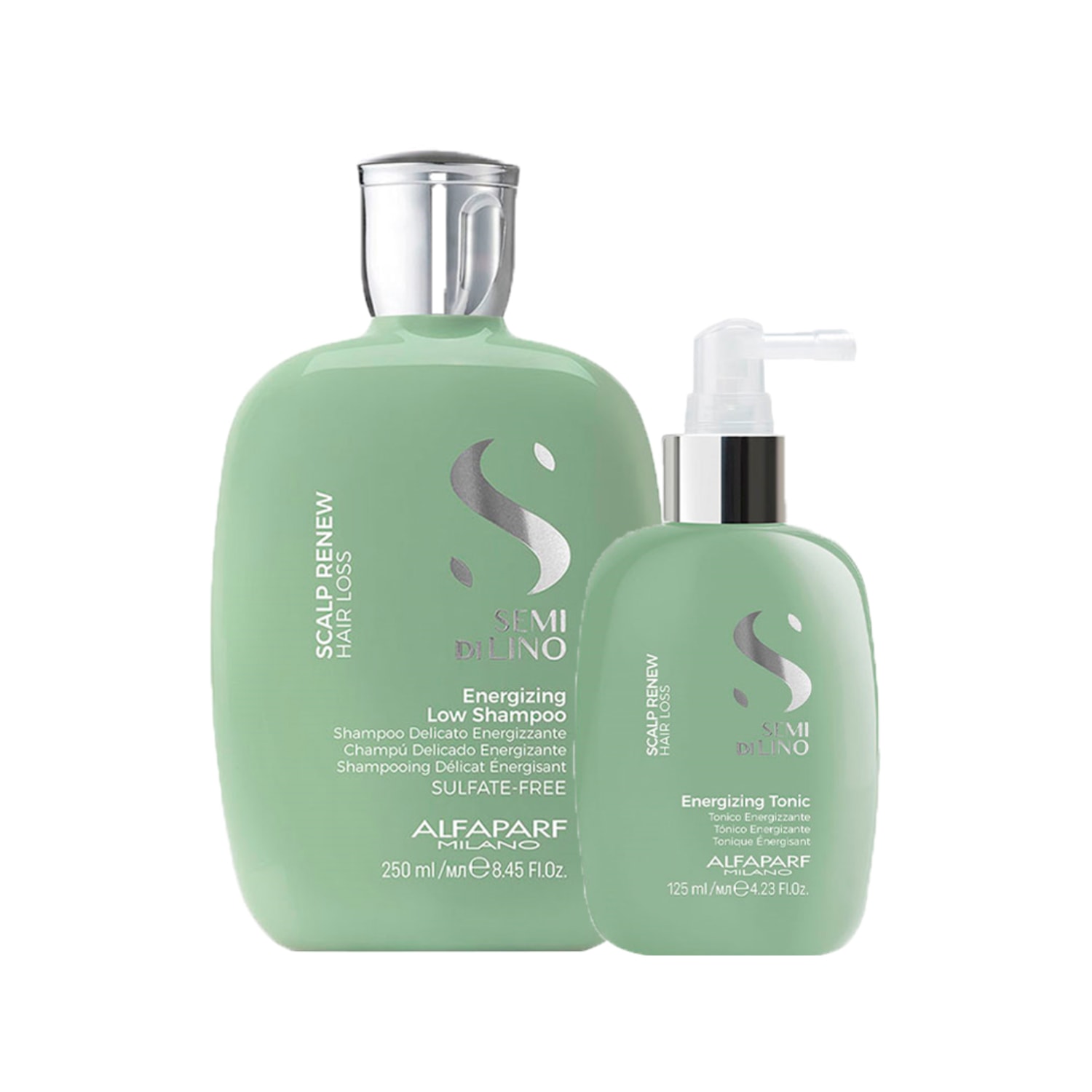 Kit Alfaparf Milano Professional Semi Di Lino Scalp - Shampoo e Tªnico