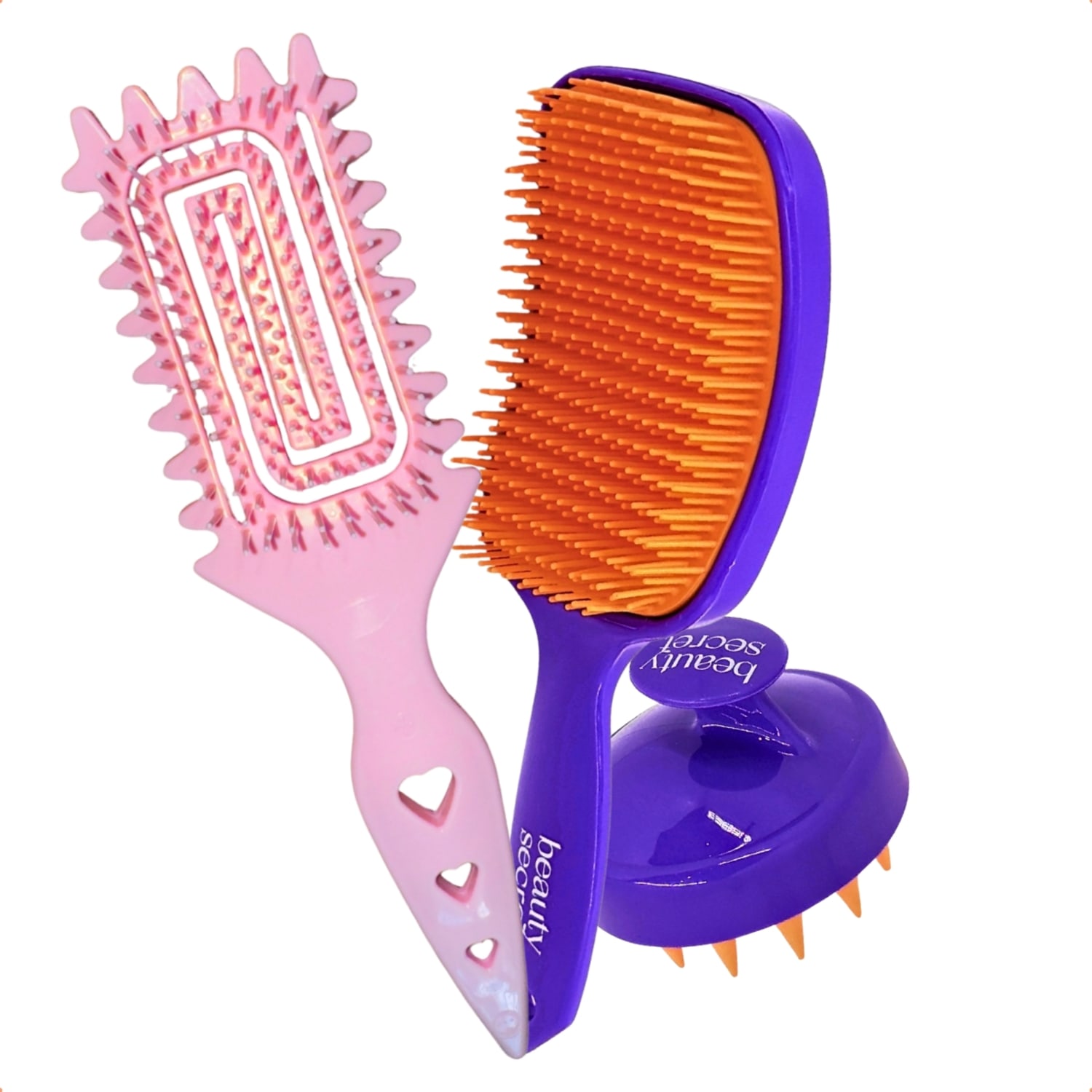 Kit Escovas Fitagem Raquete e Massageador Beauty Secret