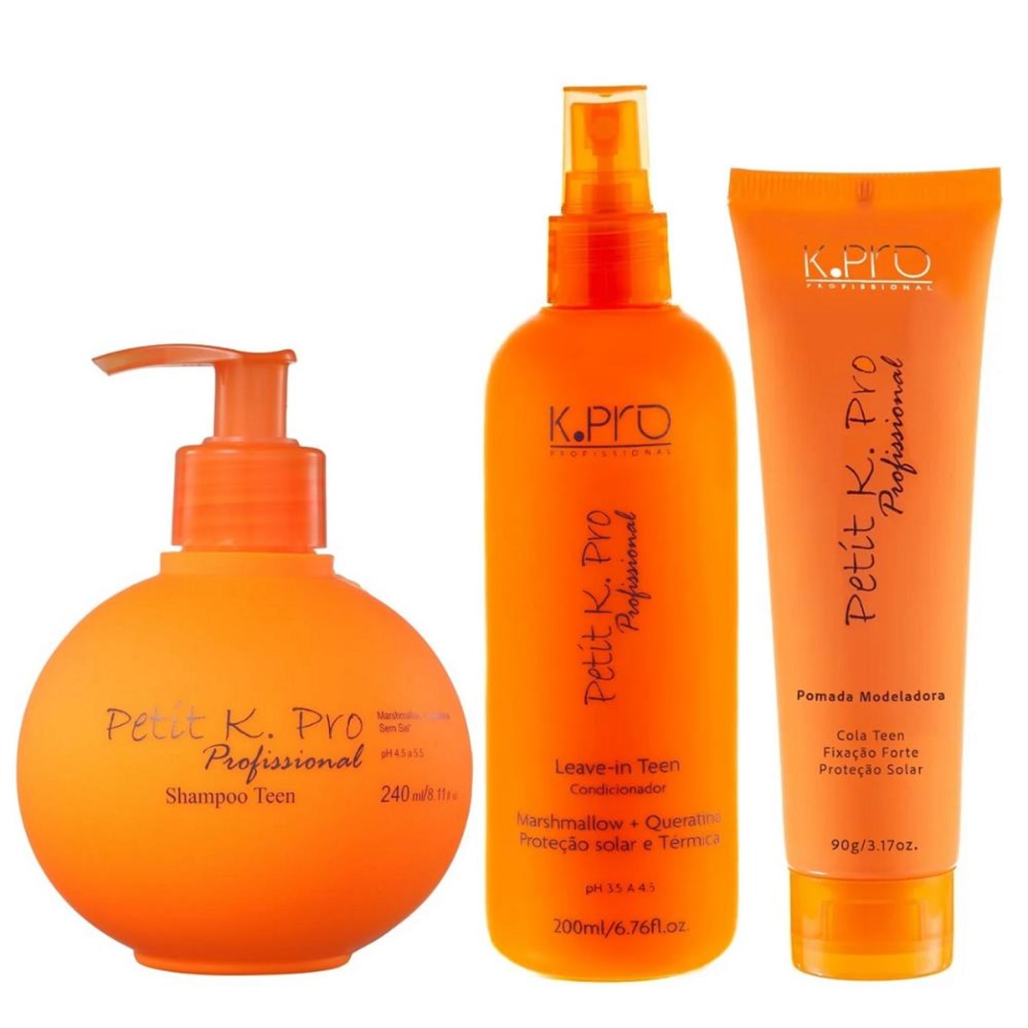 Kit K.Pro Petit Cuidados e Estilização (3 Produtos)