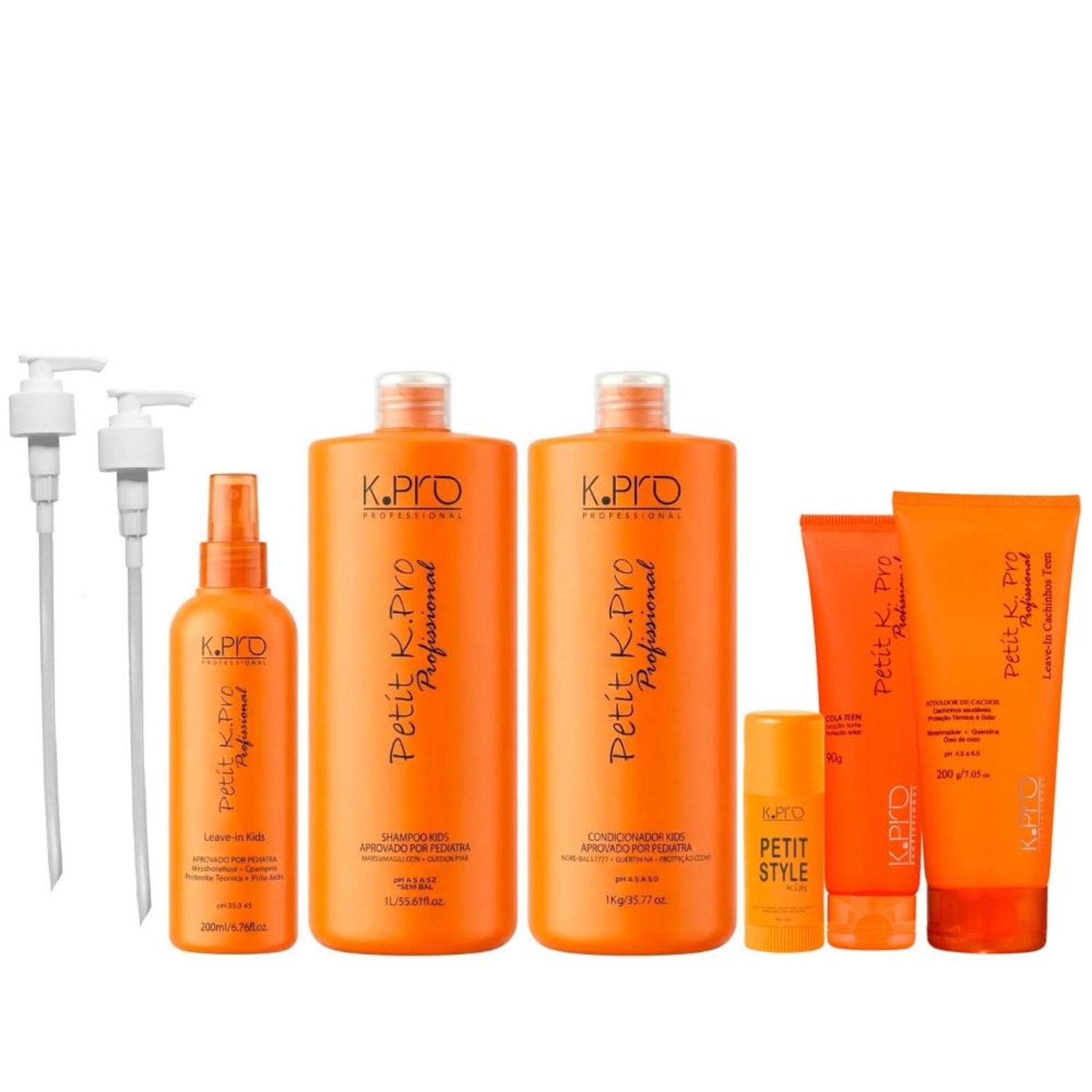 Kit K.Pro Petit Care Salon + 2 Válvulas Pump (6 Produtos)