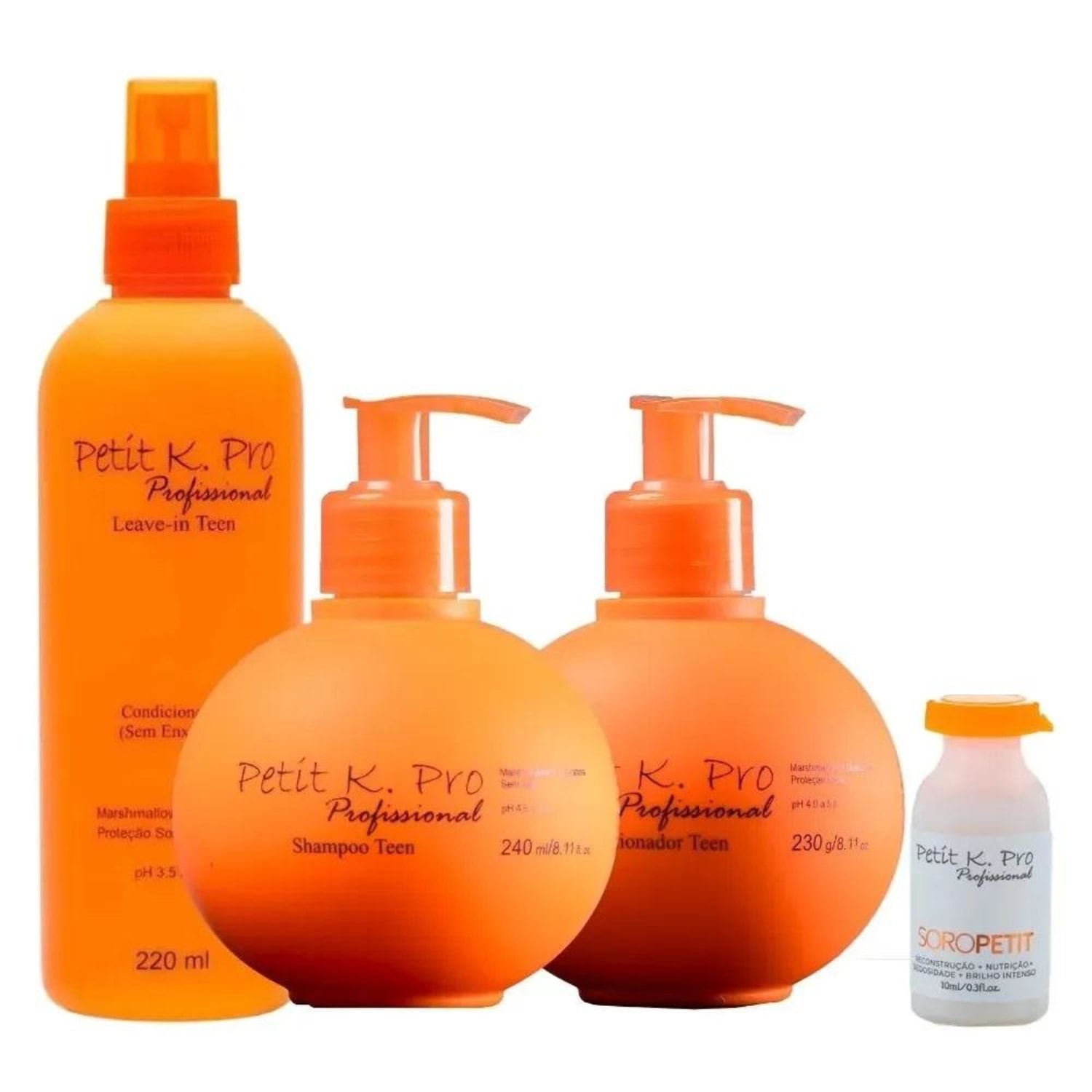 Kit K.Pro Petit Tratamento e Proteção Diária (4 Produtos)