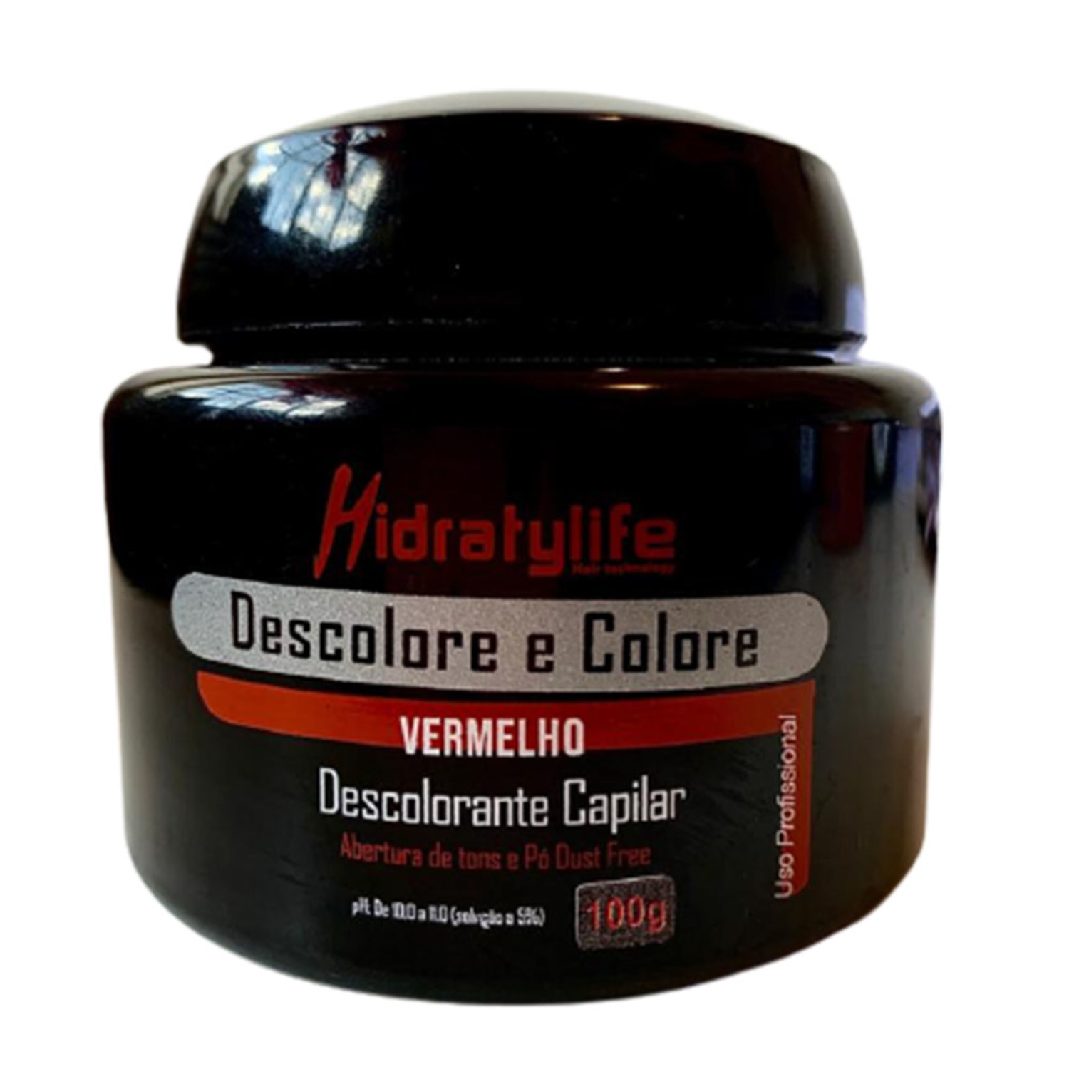 Mairibel Hidratylife Descolore e Colore Vermelho - Pó Descolorante Capilar 100g