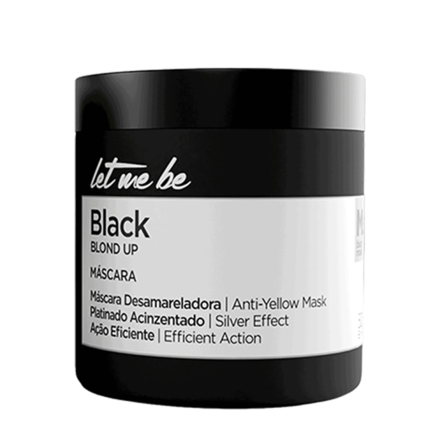 Mascara Matizadora Black Efeito Acinzentado Let me Be 500g