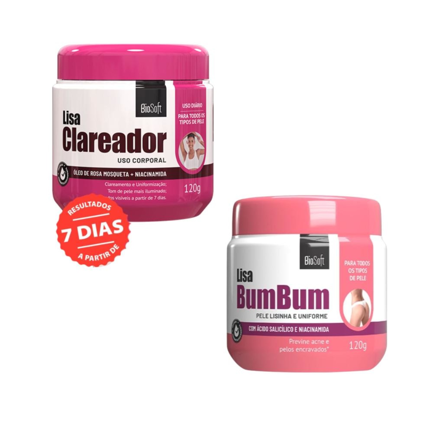 Tirar Espinhas Do Bumbum E Manchas Escuras Kit Tratamento