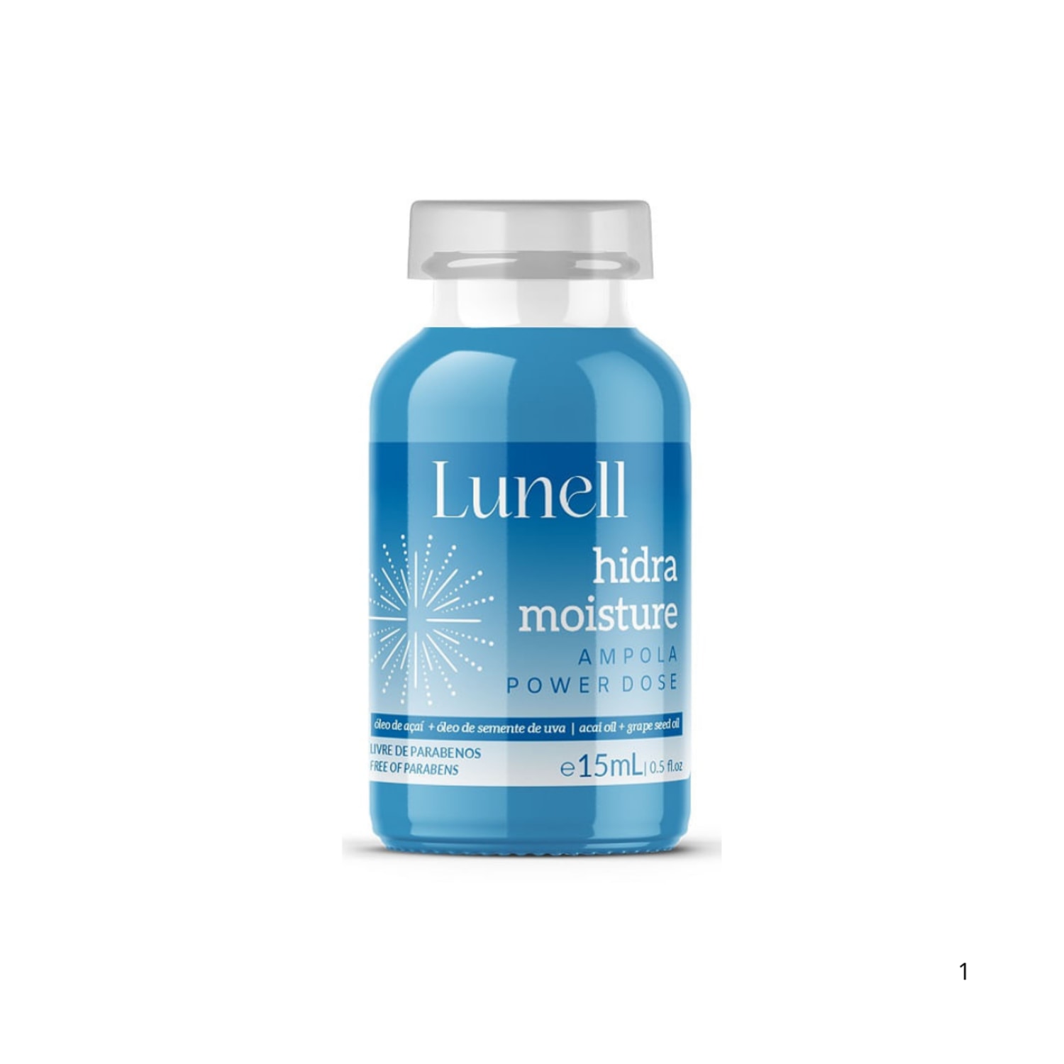 Ampola Hidratação Power Dose Lunell Hidra Moisture 15ml