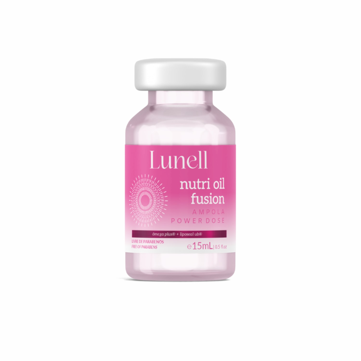 Ampola Nutrição Power Dose Lunell Nutri Oil Fusion 15ml