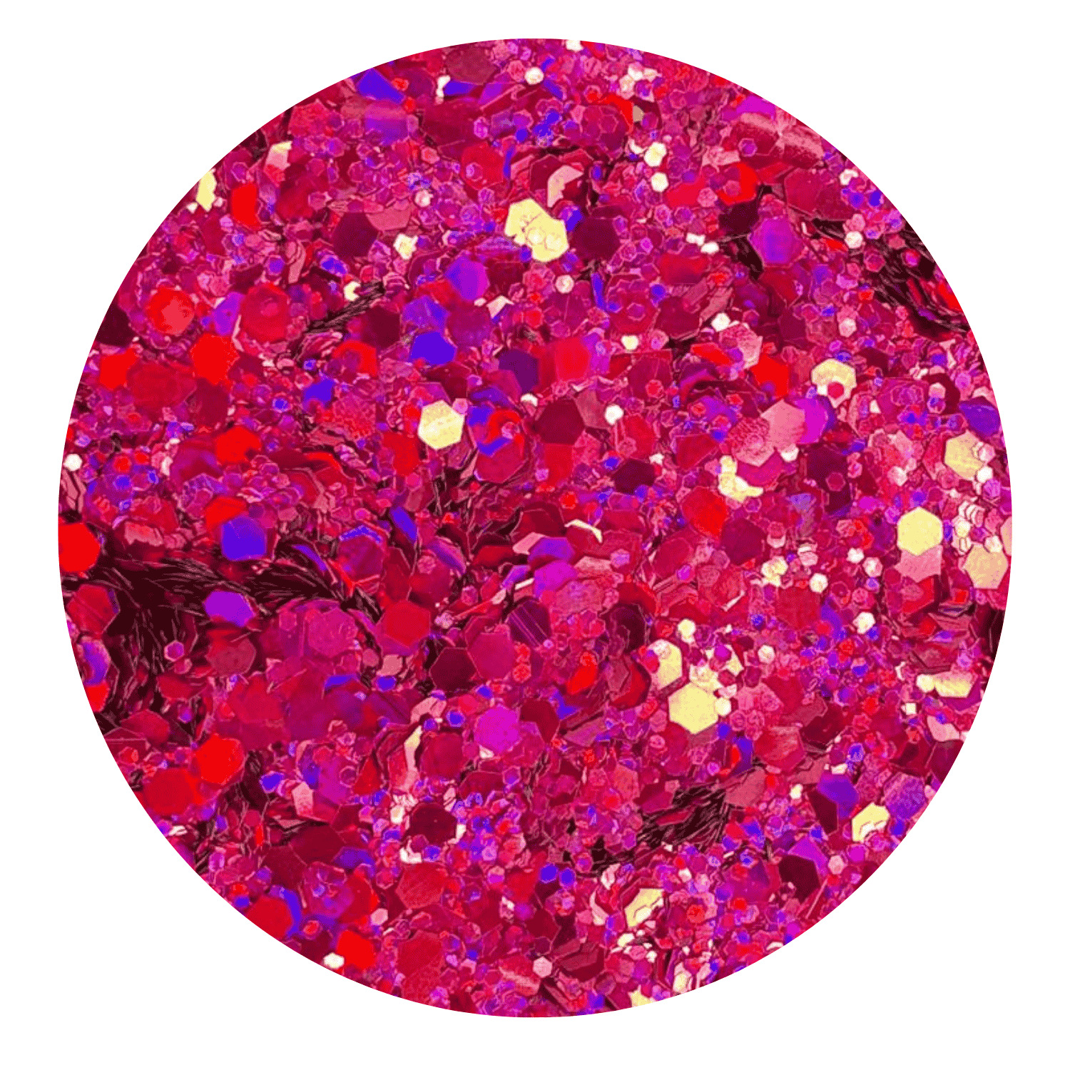 Glitter Flocado Rosa Pink Holo 3g