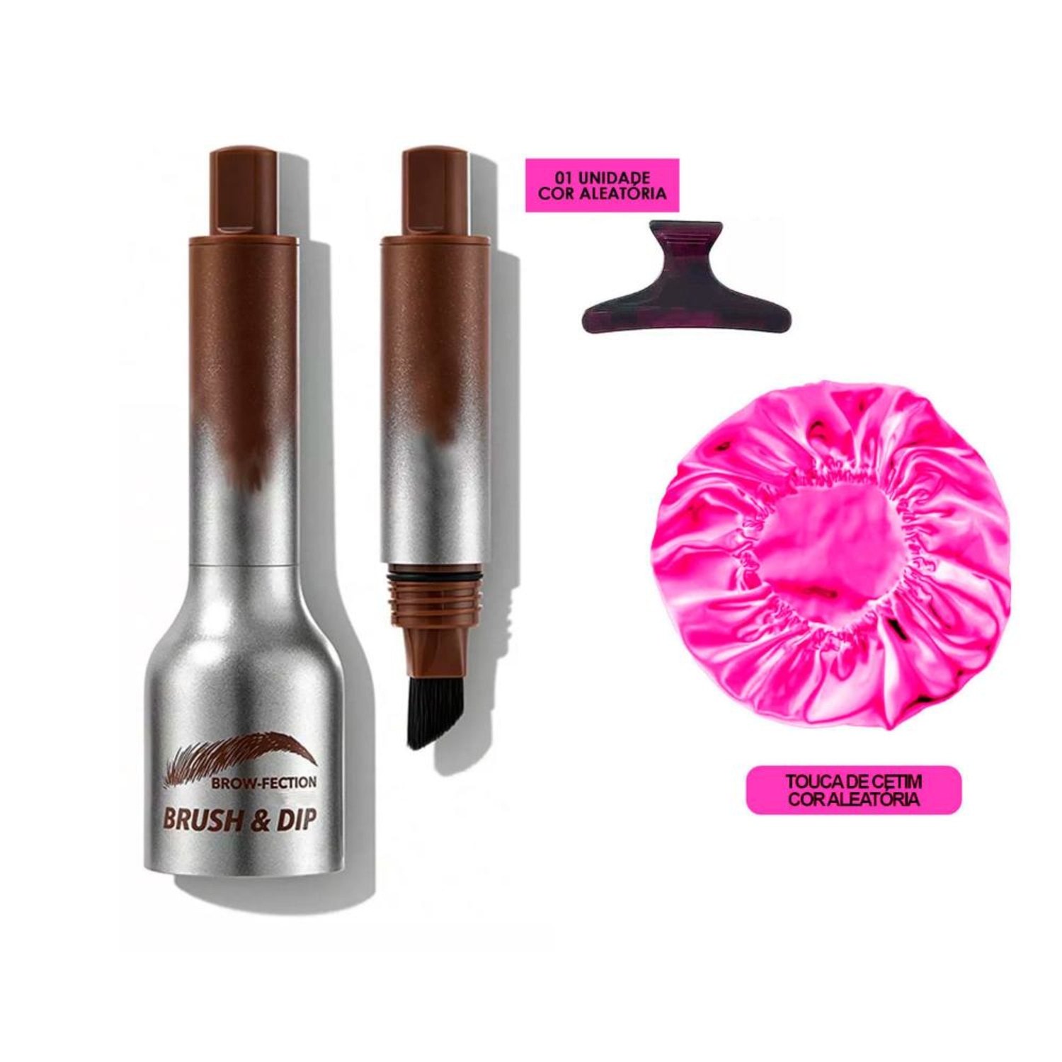 Preenchedor Sobrancelha Super Natural Marrom +Touca/Presilha