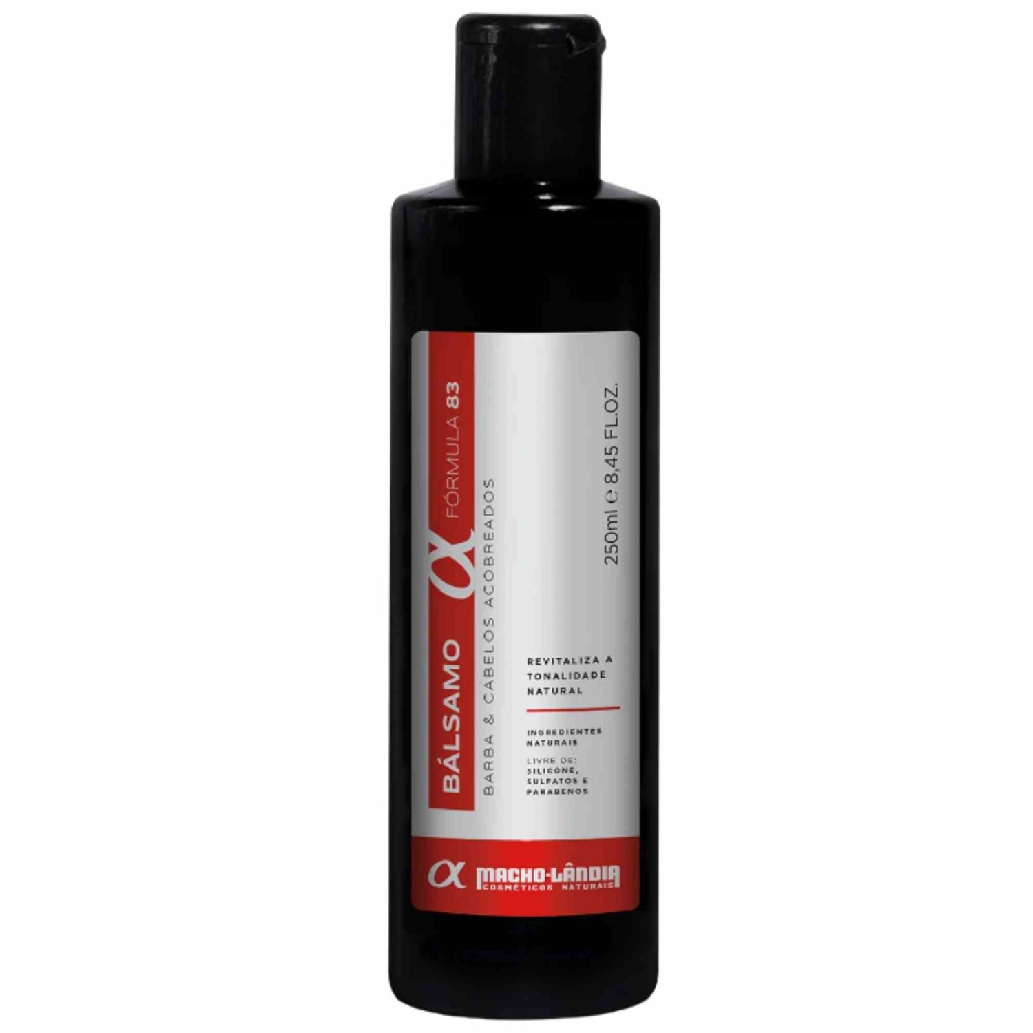 Macho-Lândia Fórmula 84 - Bálsamo Para Barba e Cabelos Ruivos 200ml