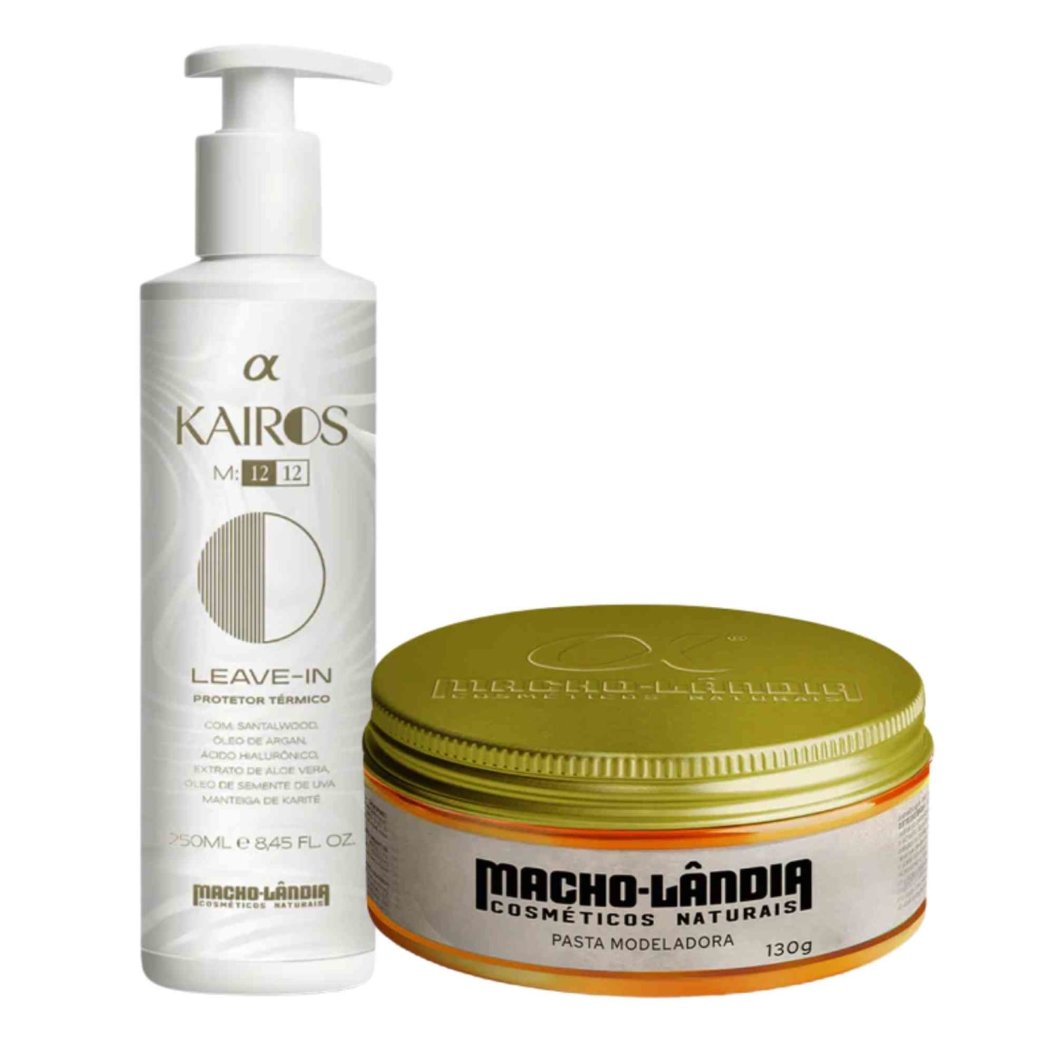 Kit Macho-Lândia Styling & Tratamento – Fibrosa Fix 007 + Kairos M:12/12