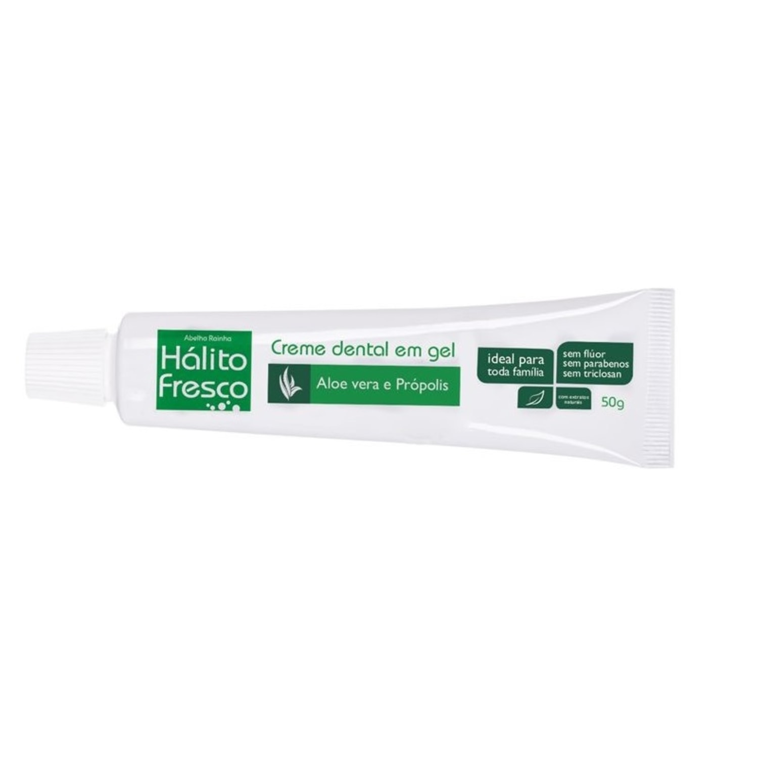 Abelha Rainha Hálito Fresco Aloe Vera e Própolis - Creme Dental em Gel 50g