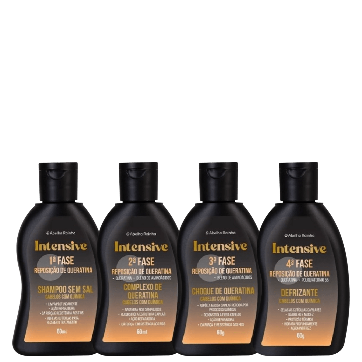 Kit Abelha Rainha Reposição de Queratina (4 Produtos)