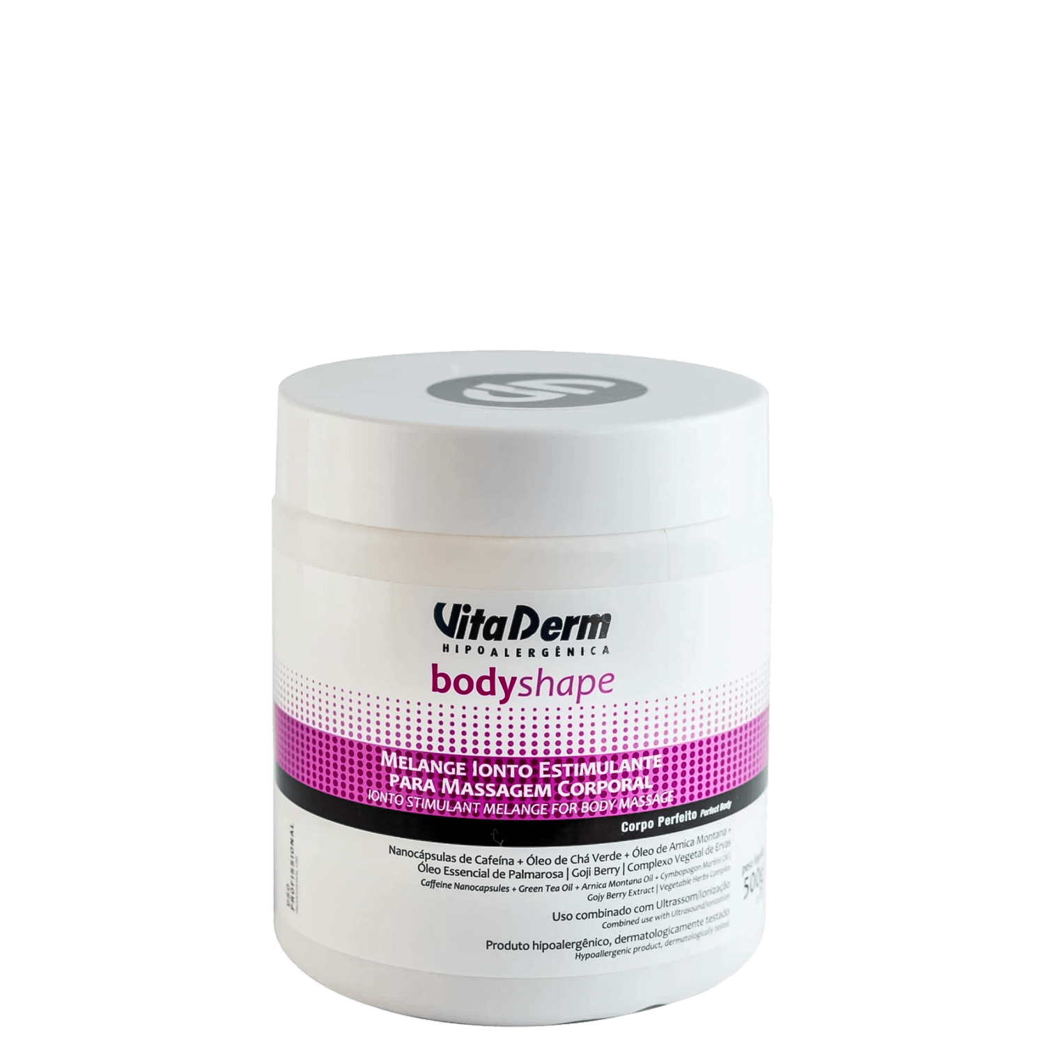 Vita Derm Body Shape Melange Ionto - Estimulante para Massagem Corporal 500g