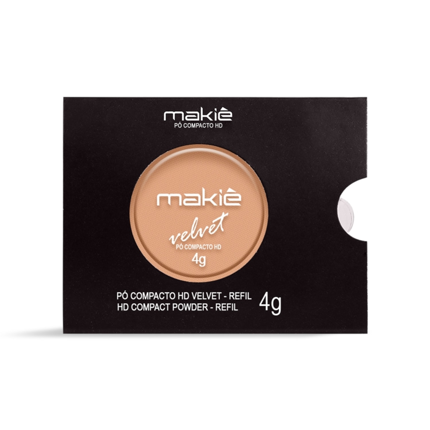 Makiê HD Amêndoa Refil - Pó Compacto 4g