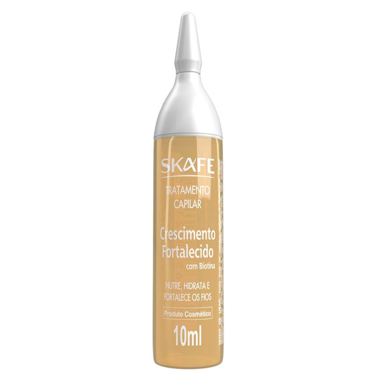 Skafe Ampola Tratamento Capilar Crescimento Fortalecido Com Biotina 10ml