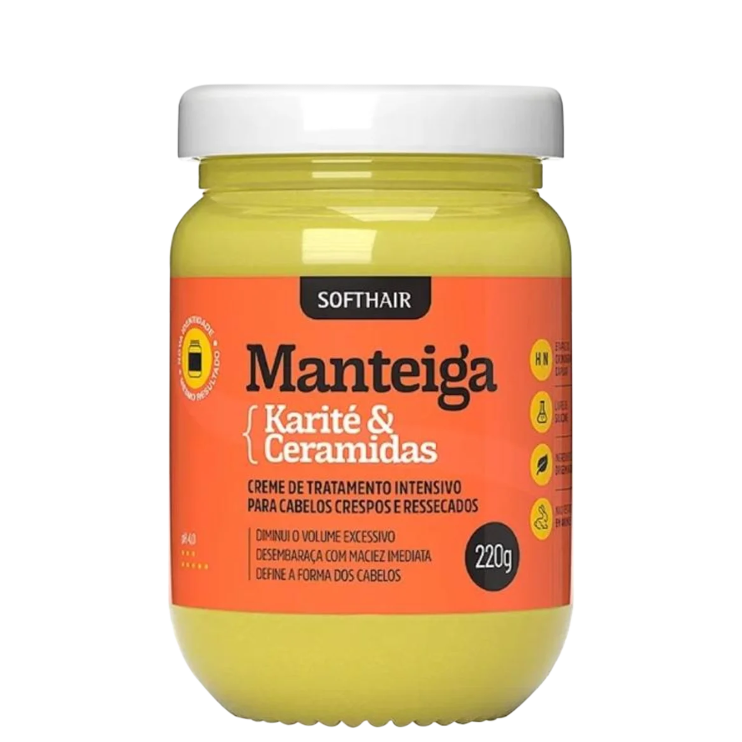 Soft Hair Manteiga de Karité & Ceramidas - Creme de Tratamento 220g