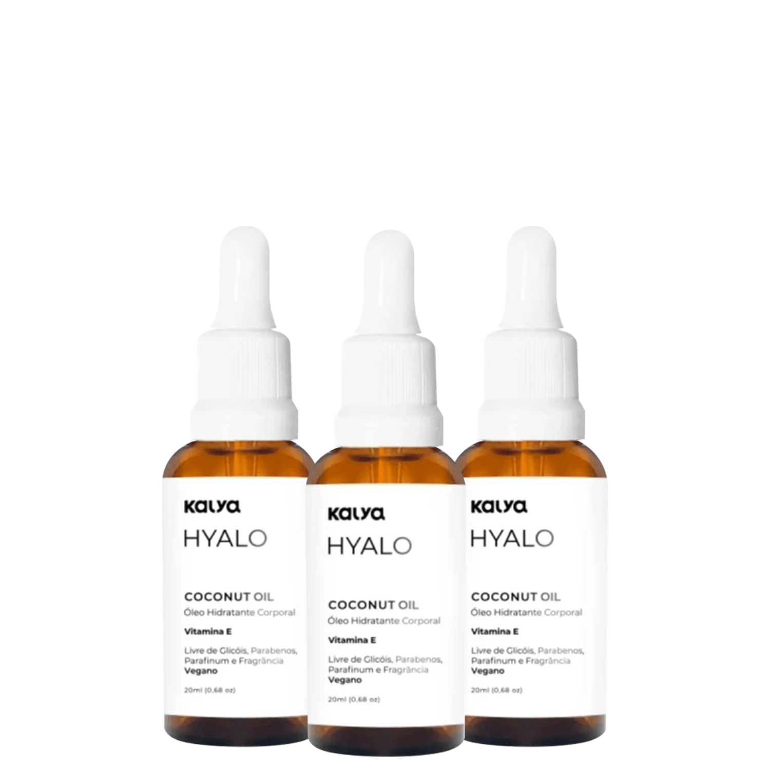 Kit Kalya Hyalo Coconut Triple (3 Unidades)