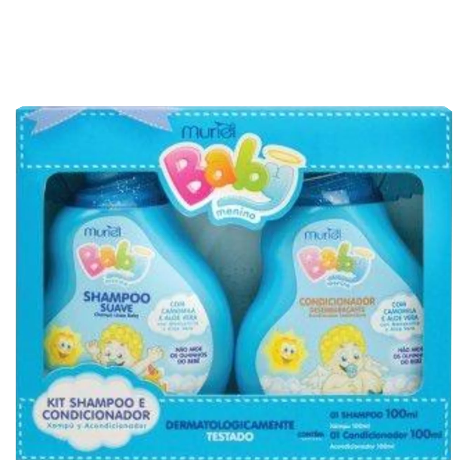 KIT MURIEL BABY MENINO SHAMPOO + CONDICIONADOR 100ML CADA