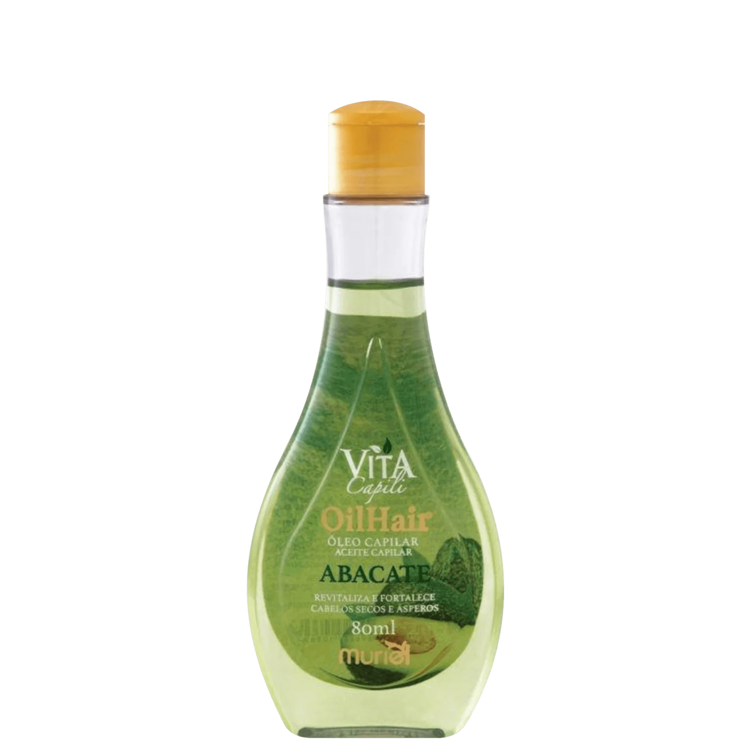 OLEO CAPILAR VITA CAPILI ABACATE 80ML - MURIEL