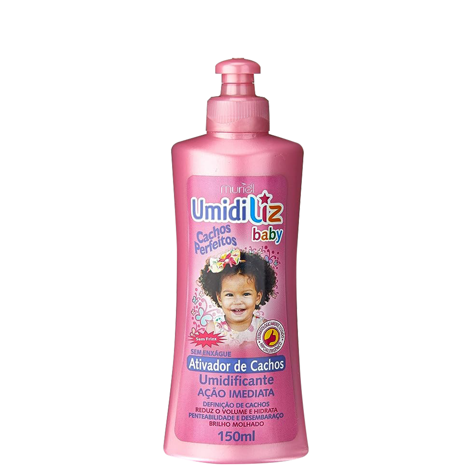 ATIVADOR DE CACHOS UMIDILIZ BABY MENINA 150ML MURIEL