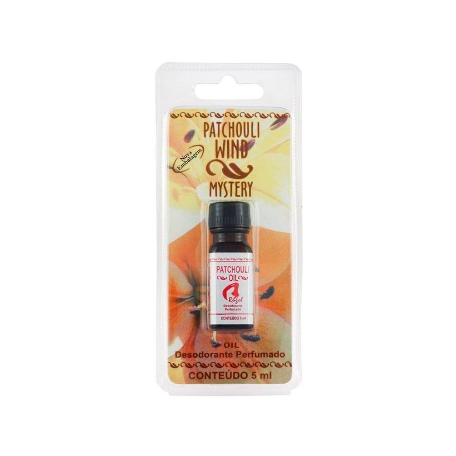 Rugol Wind Mystery Patchouli - Desodorante Colônia em Óleo 5ml