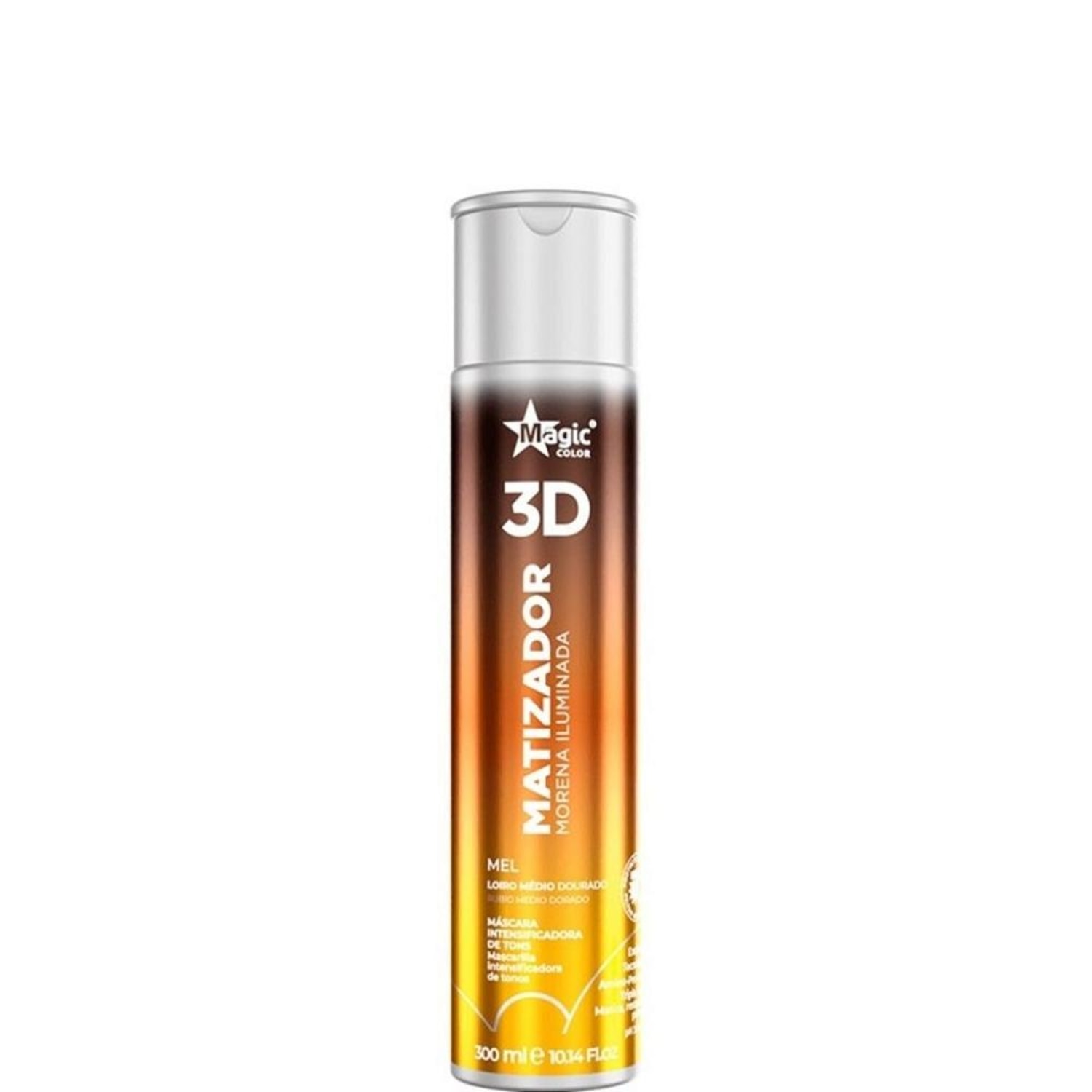 Magic Color 3D Matizador Morena Iluminada Mel - Máscara Matizadora 300ml