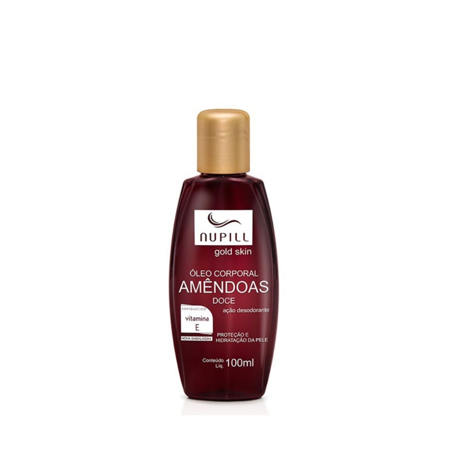 Óleo Corporal Nupill Amêndoa e Vitamina E 100ml