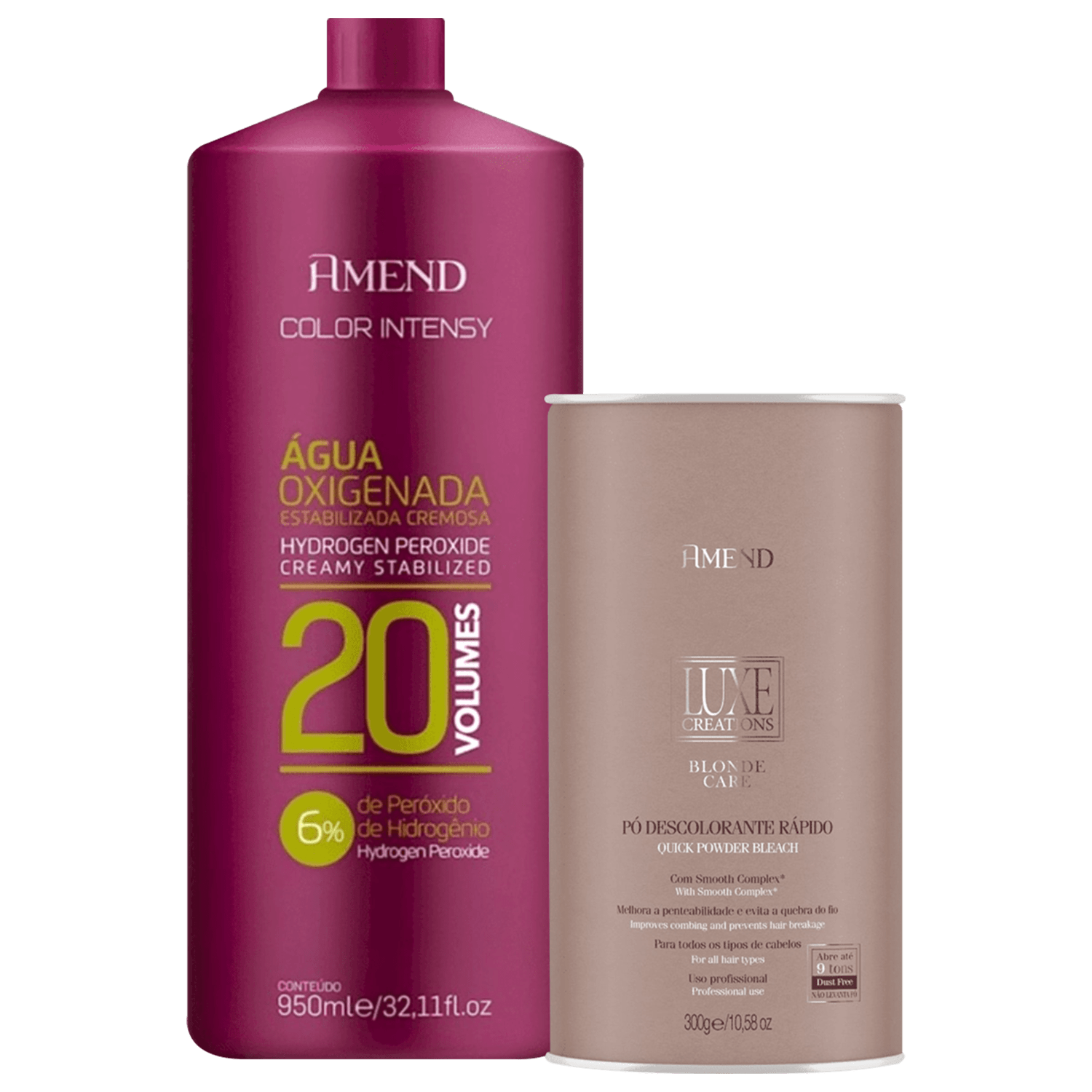 Kit Amend Luxe Creations + Color Intensy 20 Volumes (2 Produtos)
