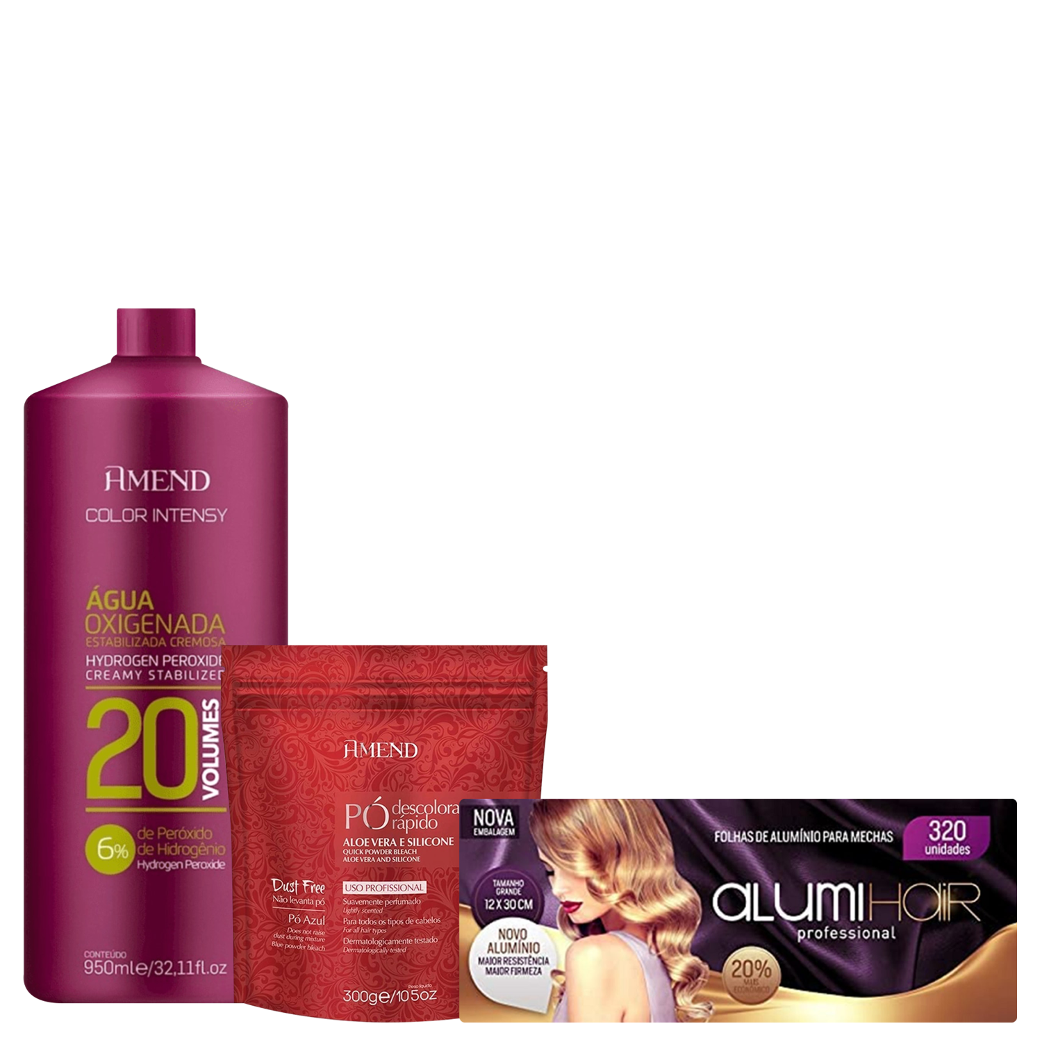 Kit Amend de Descoloração Profissional (3 Produtos)