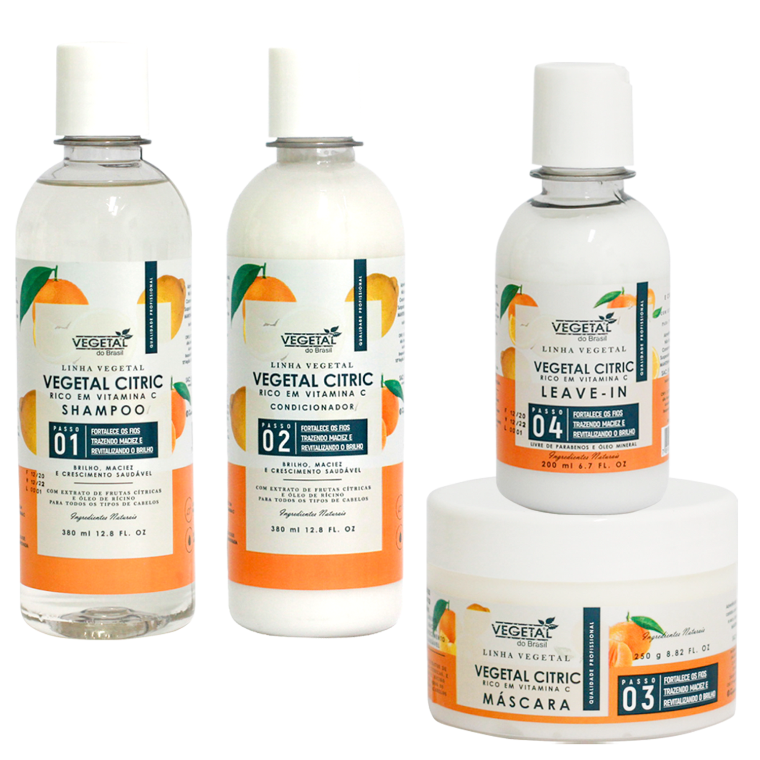 Kit Vegetal do Brasil Linha Vegetal Citric (4 Produtos)