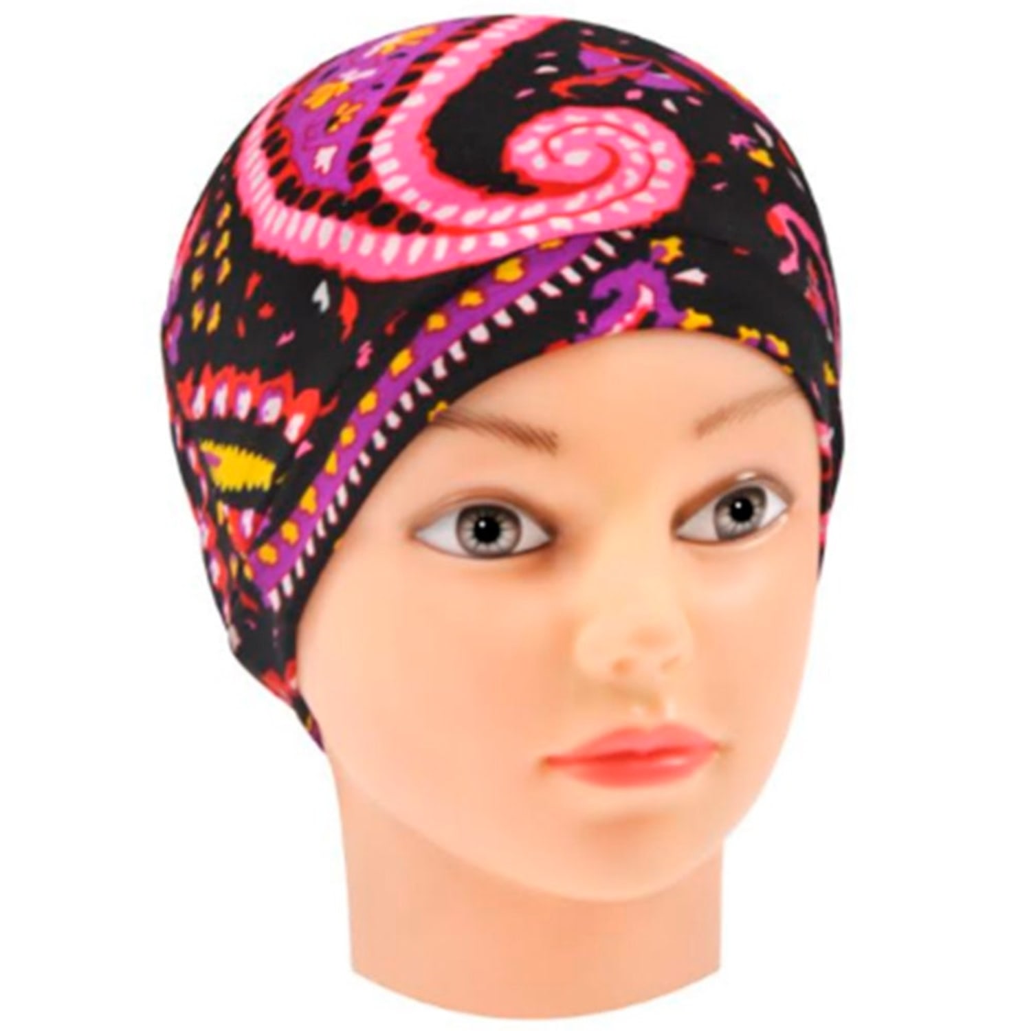 Santa Clara Nero Estampada Com Barra - Touca para Penteado