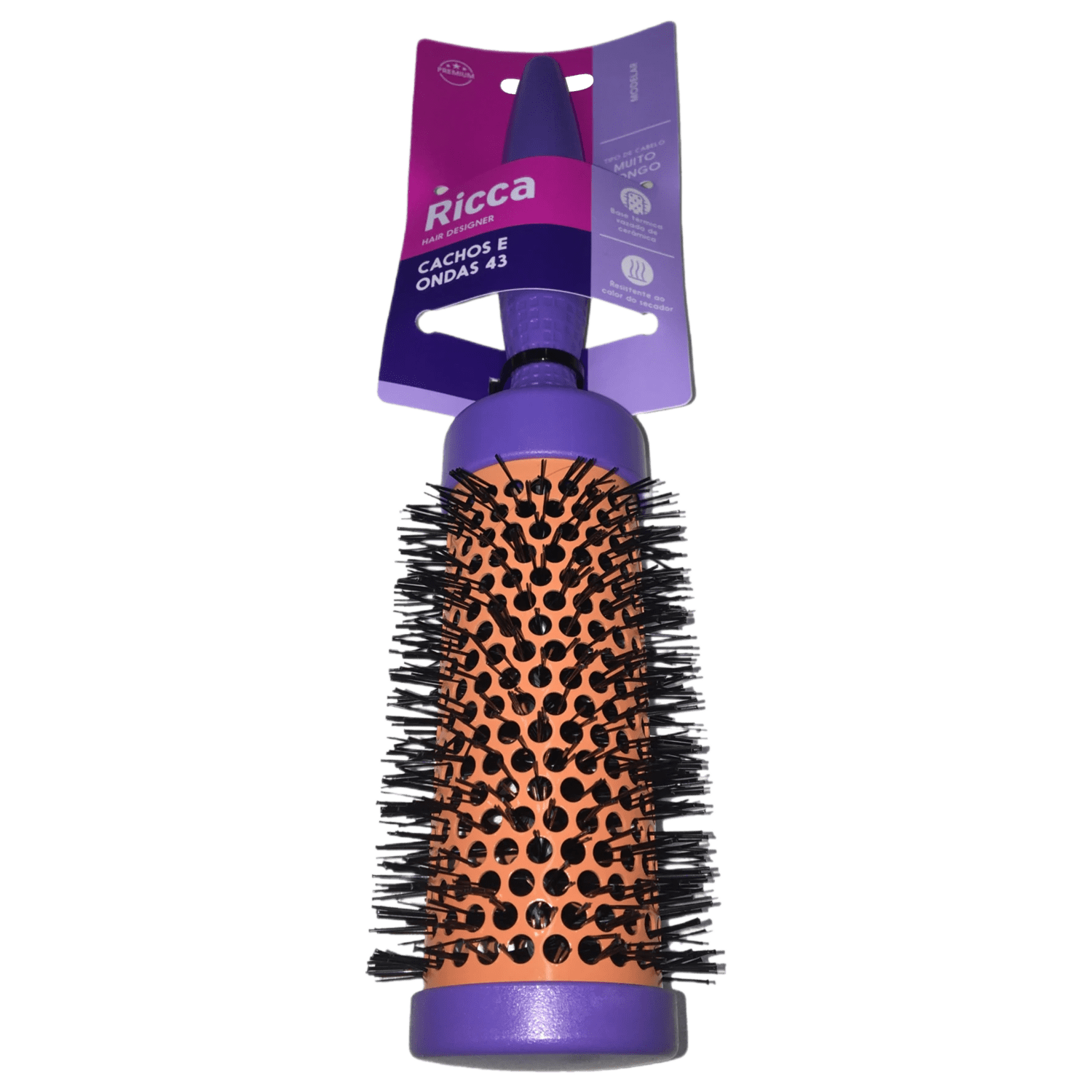 Escova ricca premium ceramica 43 - 906 - BELLIZ
