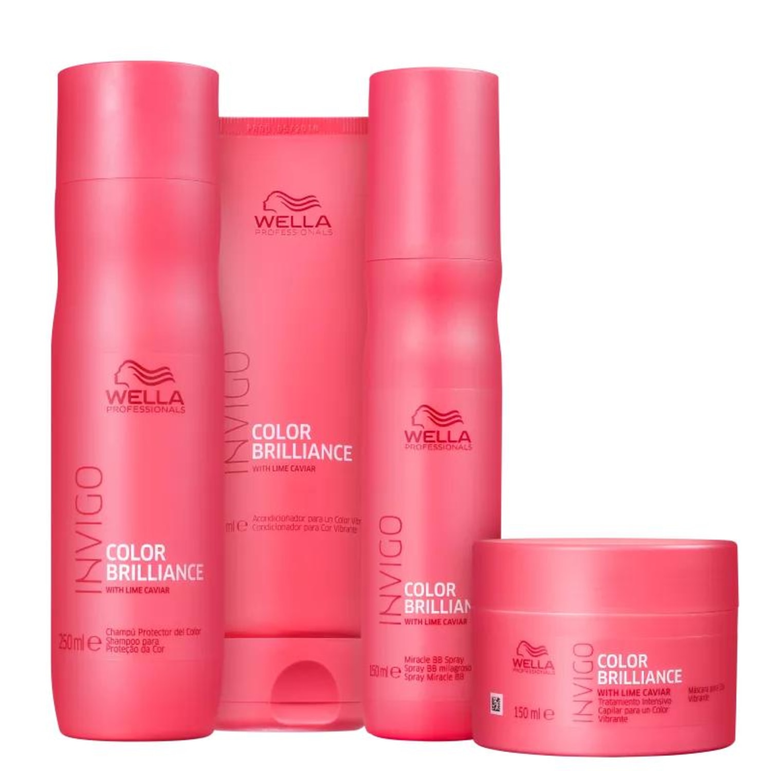 Kit Wella Professionals Invigo Color Brilliance Completo (4 Produtos)