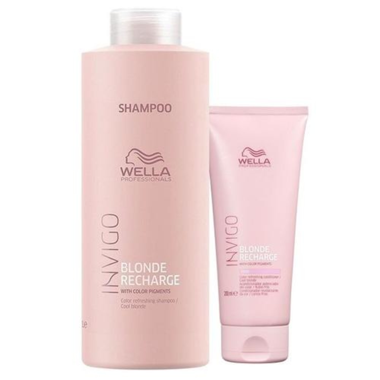 Kit Wella Professionals Invigo Blonde Recharge Duo Care (2 Produtos)