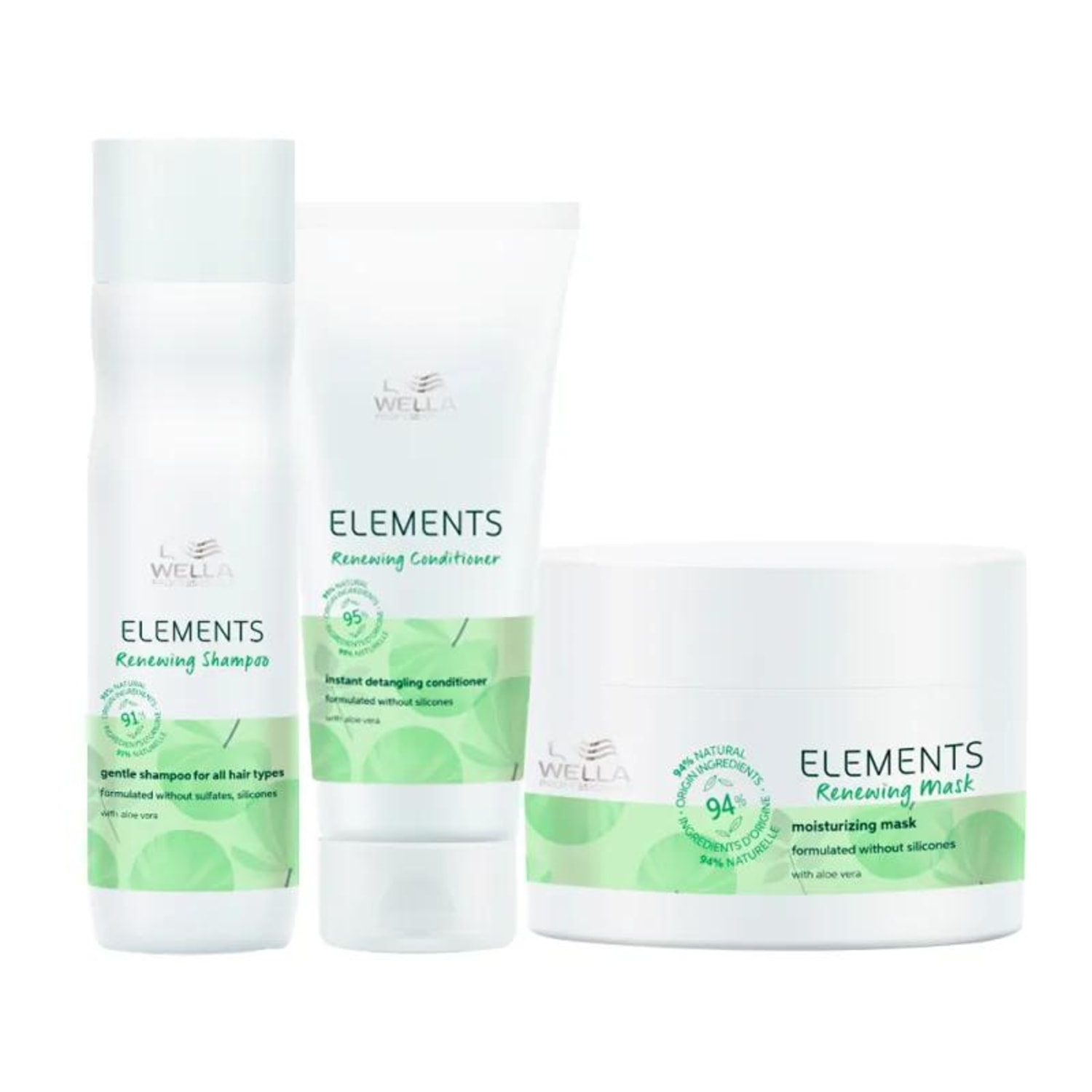 Kit Wella Professionals Elements Renewing Trio Diário (3 Produtos)