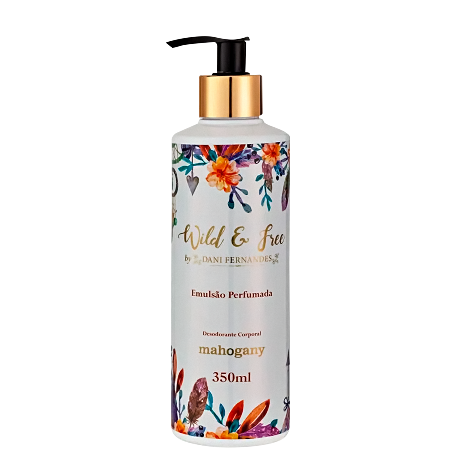 Mahogany Wild & Free by Dani Fernandes - Loção Hidratante Corporal 350ml