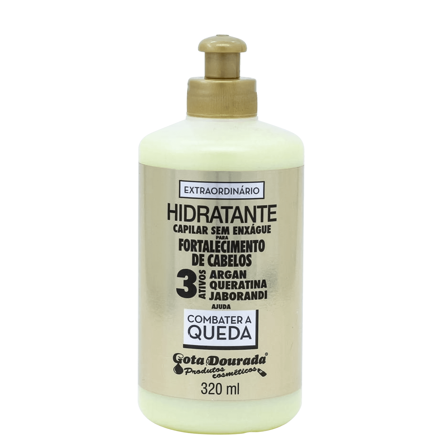CREME DE PENTEAR GOTA DOURADA EXTRAORDINARIO 3 ATIVOS 320ML