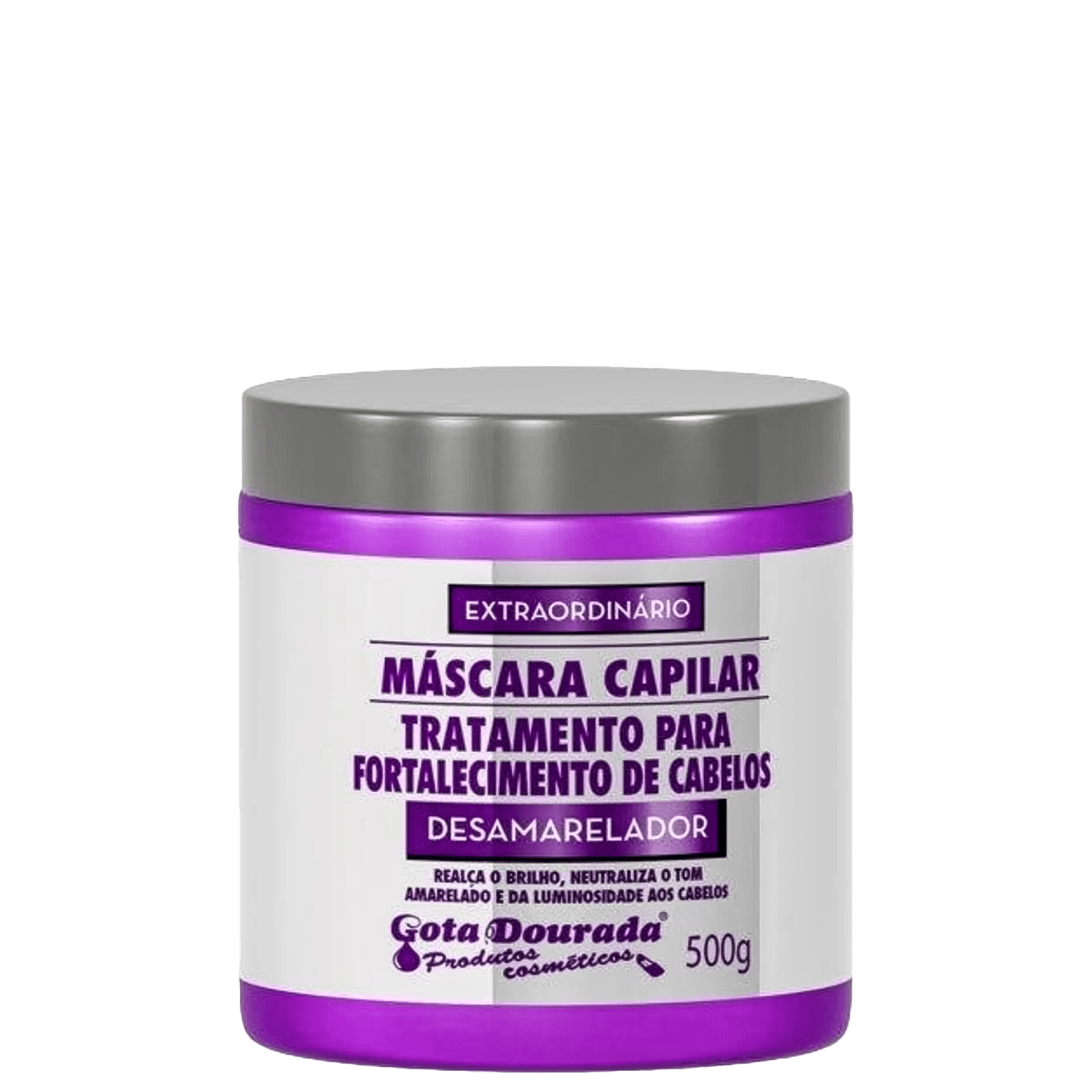 MASCARA GOTA DOURADA DESAMARELADORA 500G