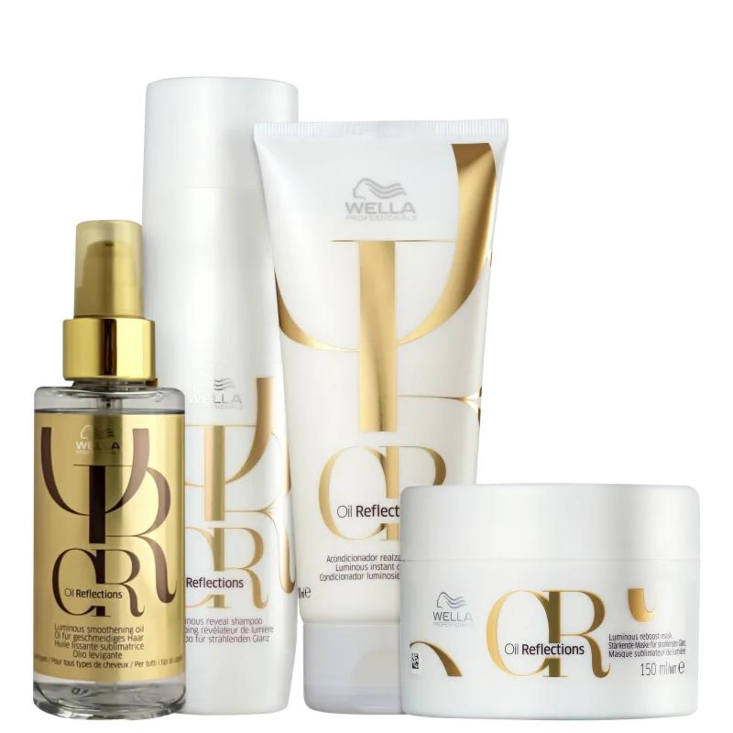 Kit Wella Professionals Oil Reflections Full Tradicional (4 Produtos)