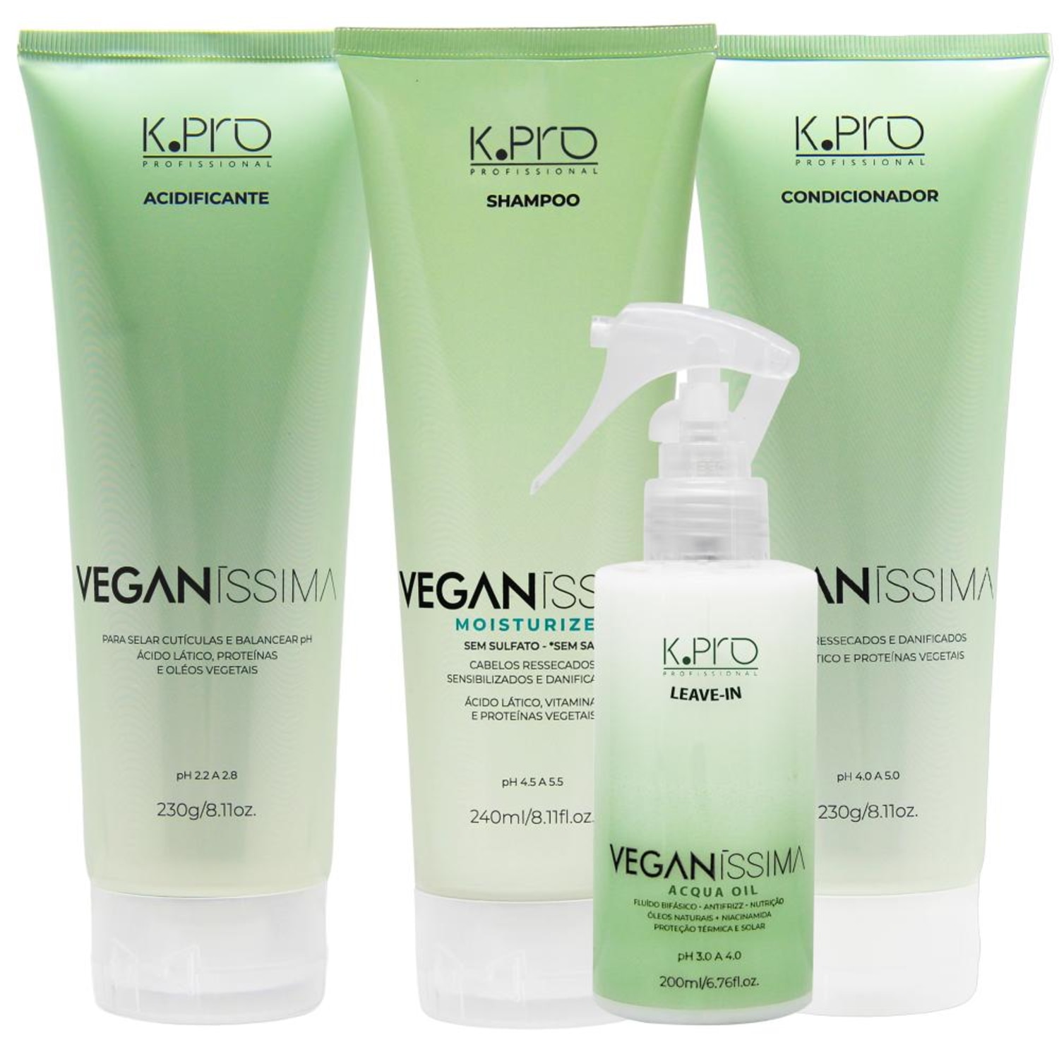 Kit K. Pro Veganíssima Moisturizer Home Care (4 Produtos)