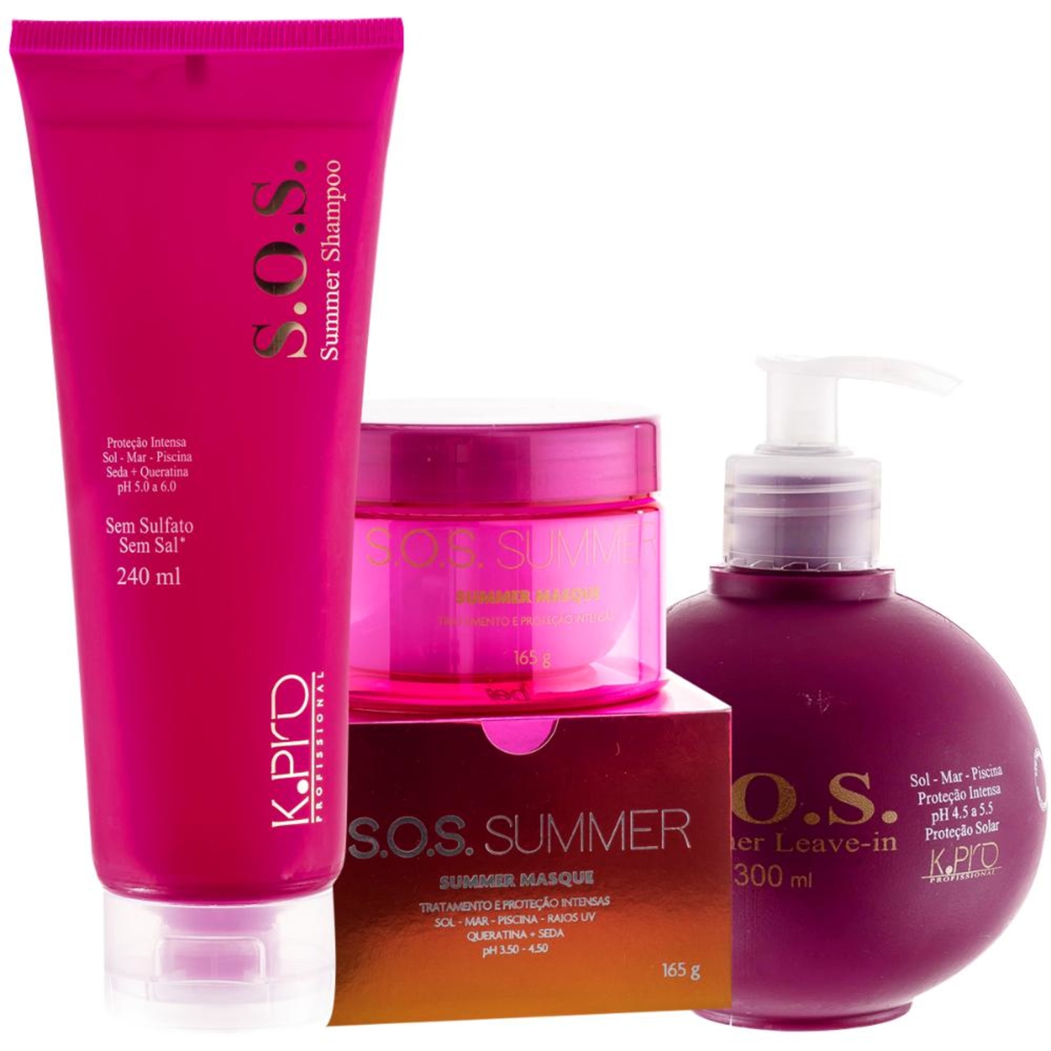 Kit K. Pro SOS Summer Trio Power (3 Produtos)